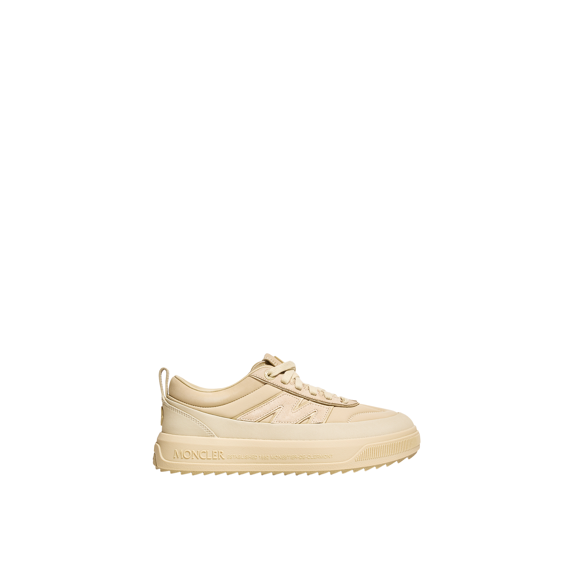 Moncler   Altive Nubuck & Suede Trainers for Women in Beige, Size: 38