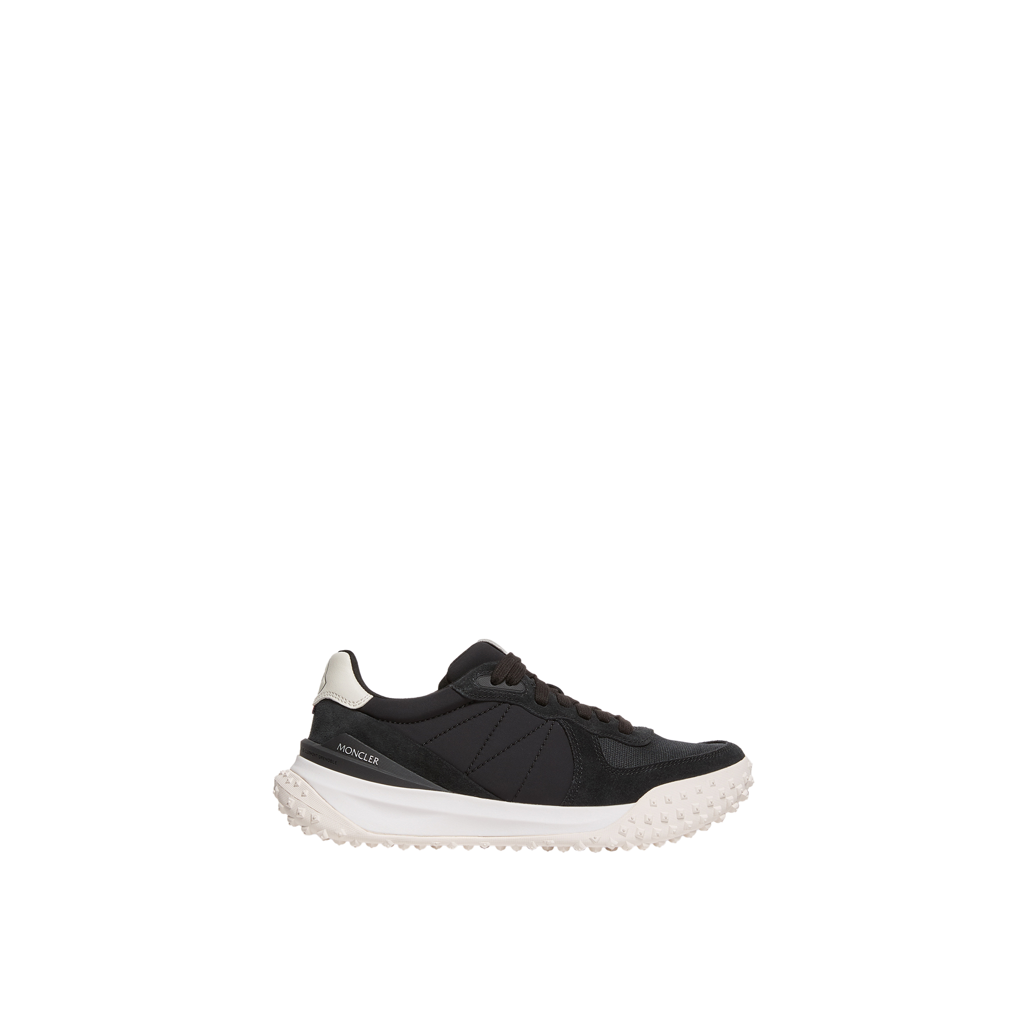 Moncler Women's Black Citytrek Sneakers In Nylon And Leather - Image 4