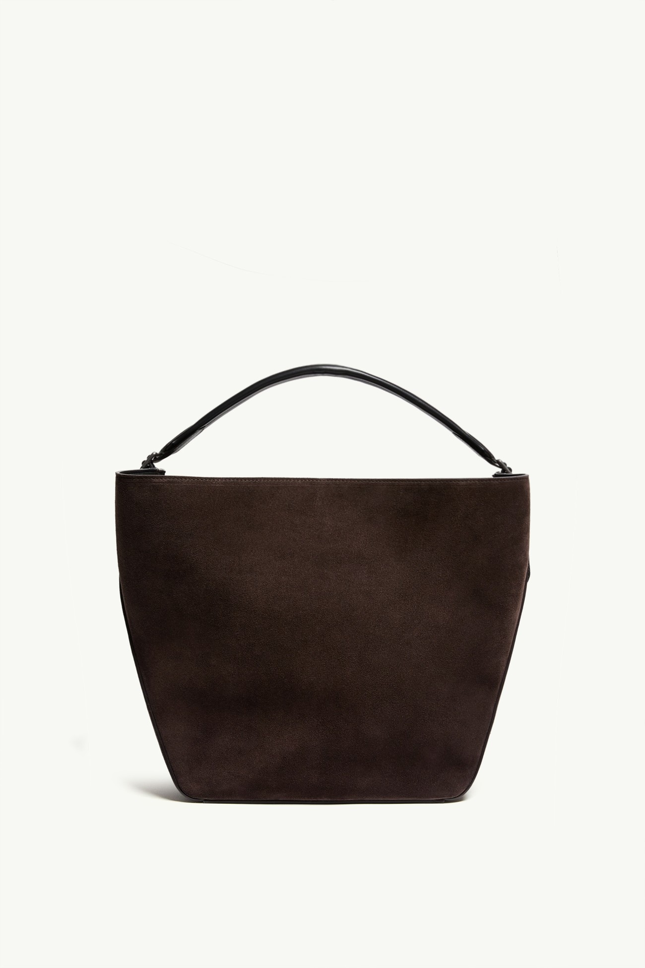 Borsa a spalla Carlo in pelle scamosciata Donna Marrone Scuro Moncler 3