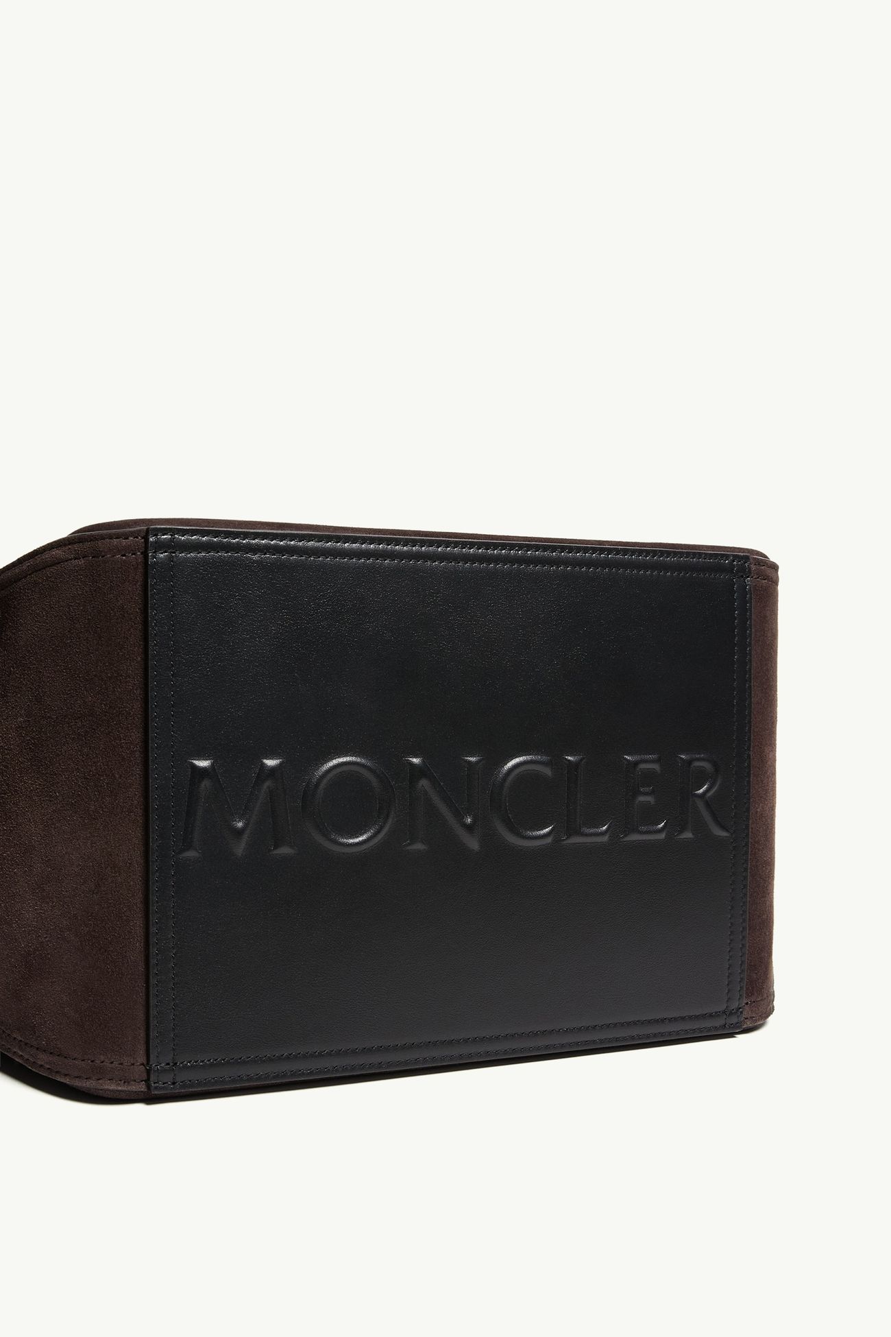 Carlo Suede Shoulder Bag Women Dark Brown Moncler 4