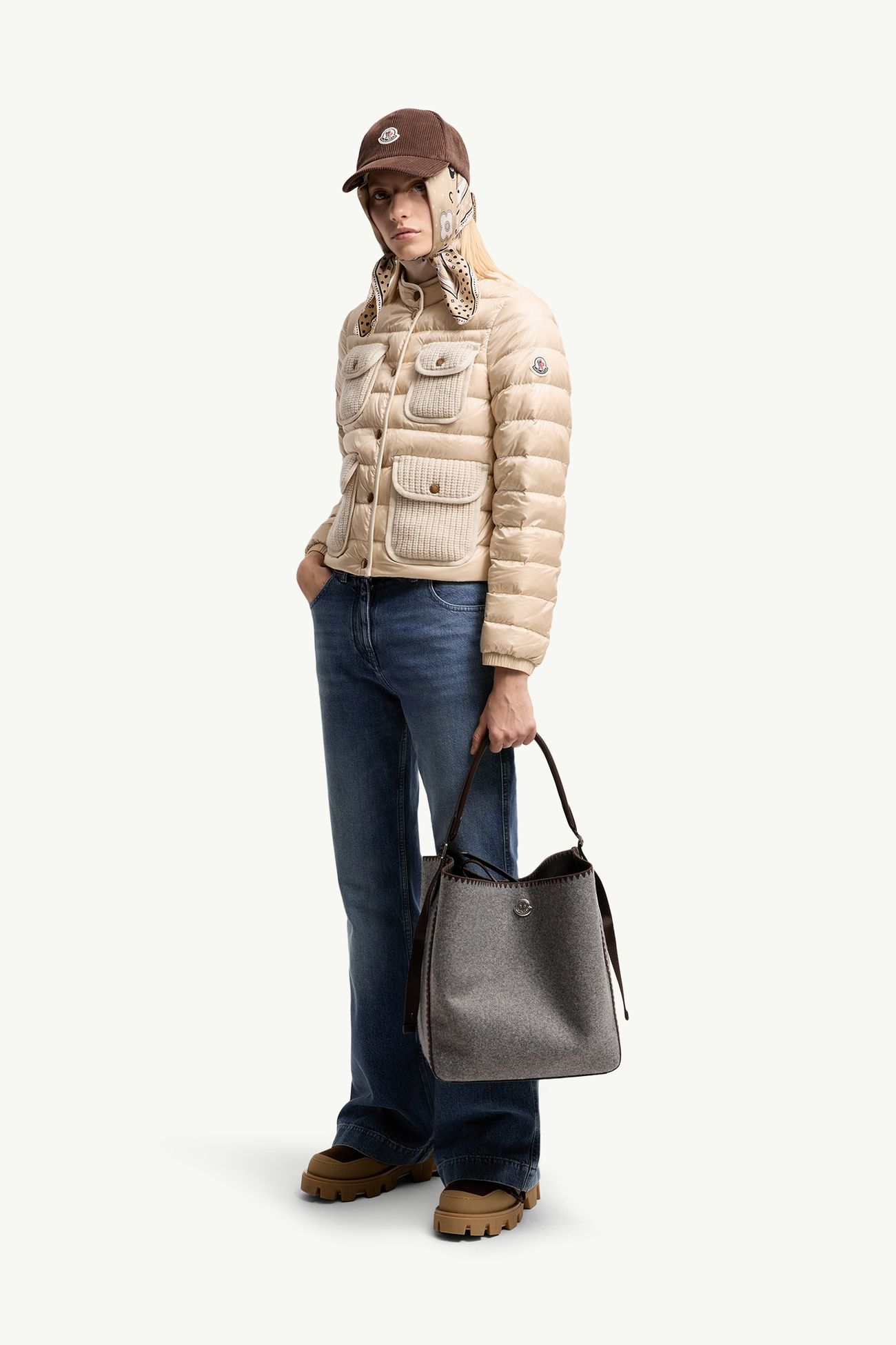 Bolso Carlo Mujer Gris Moncler 1