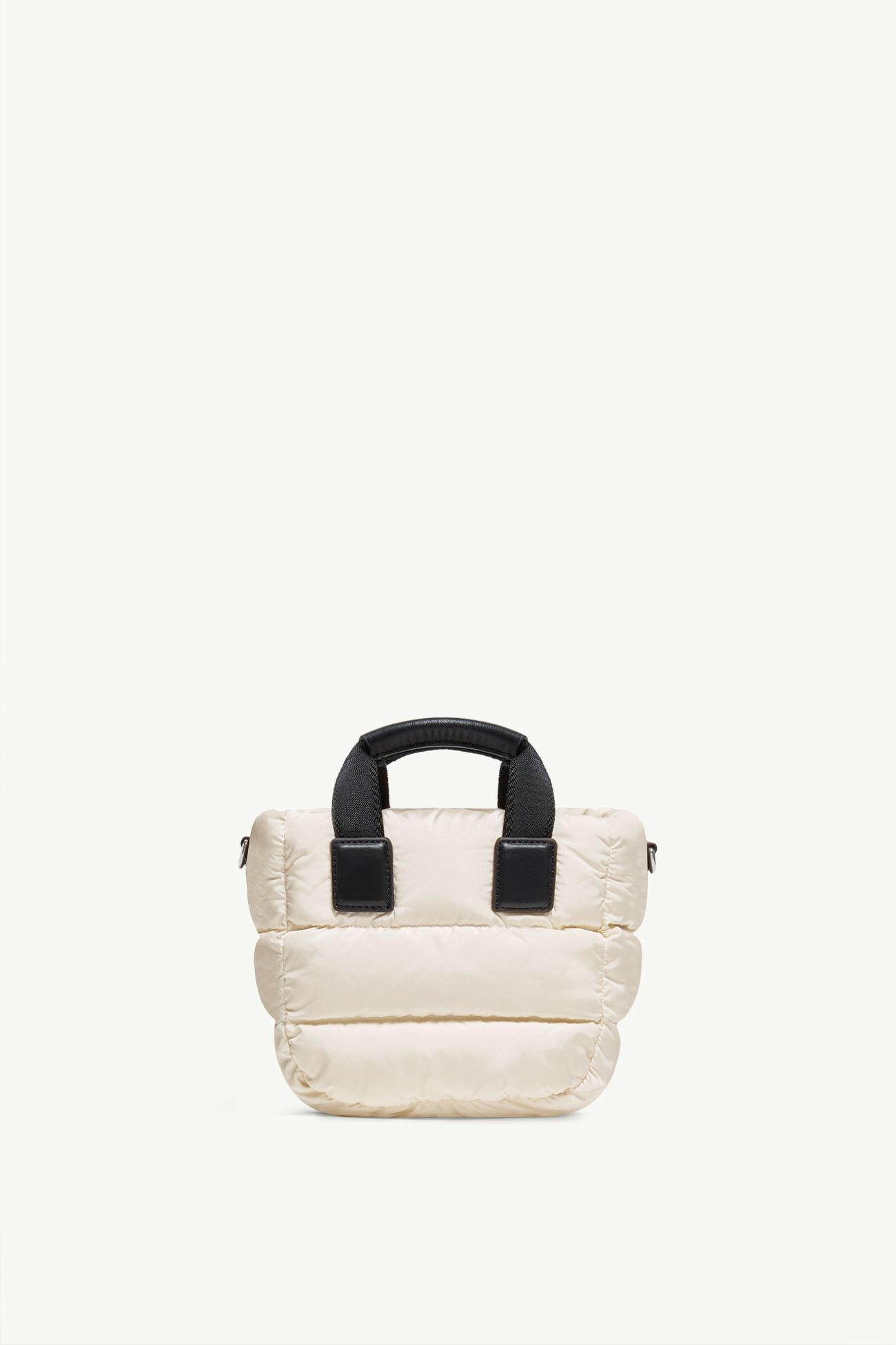 Borsa tote micro Caradoc Donna Bianco Avorio Moncler 3