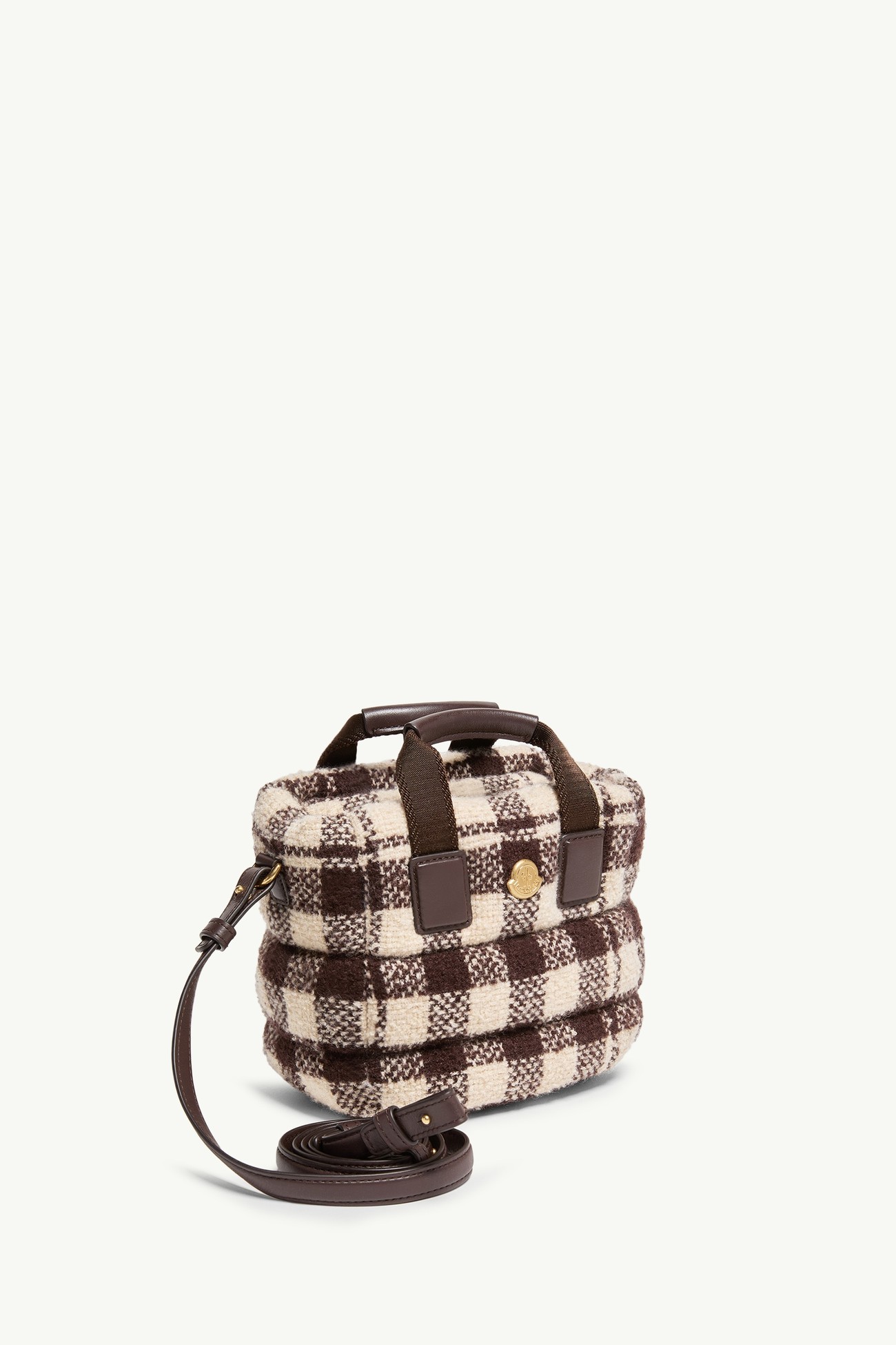 Caradoc Micro Tote Bag Women Brown & White Moncler 2