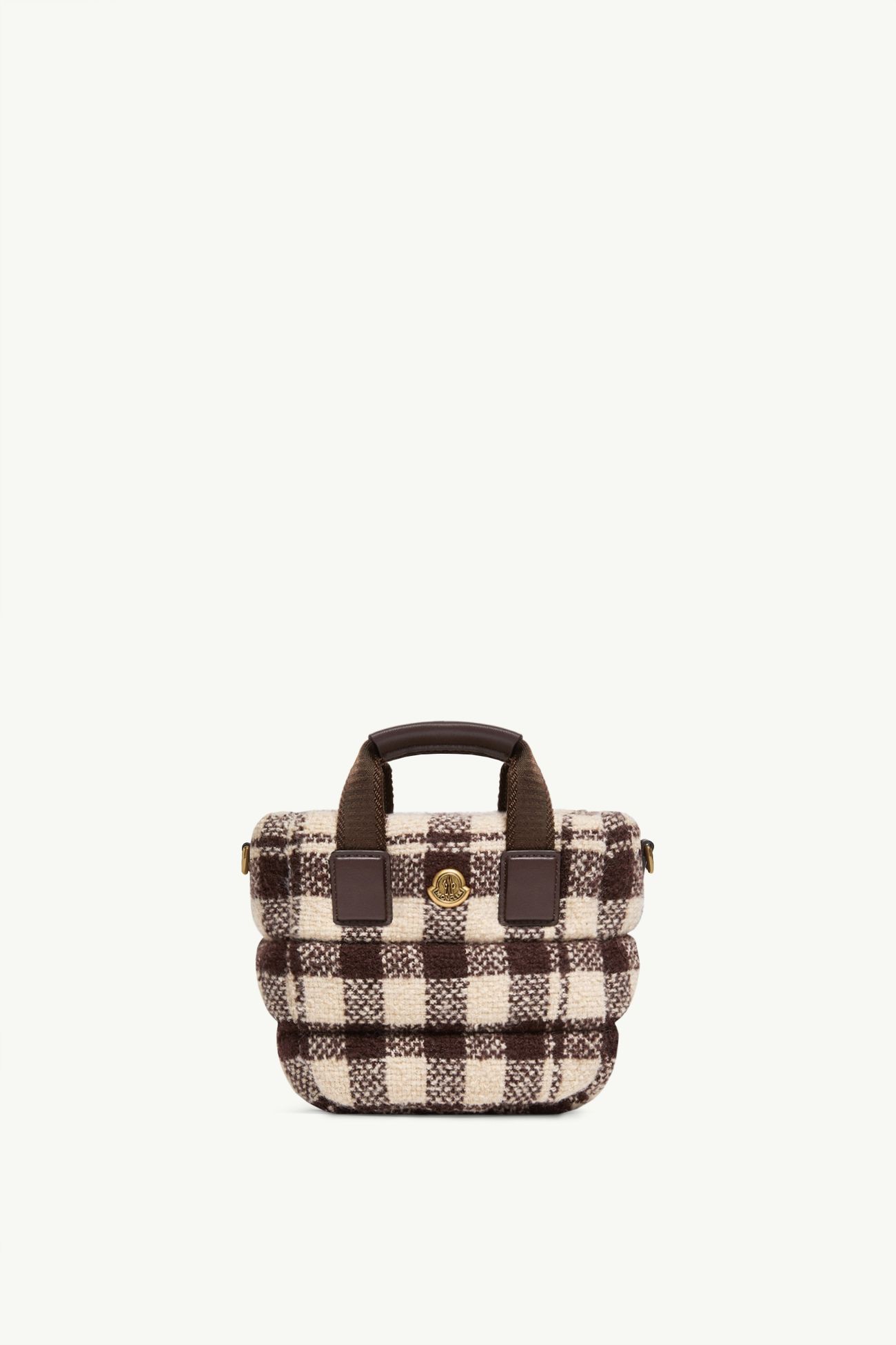 Micro cabas Caradoc Femmes Marron et Blanc Moncler 0