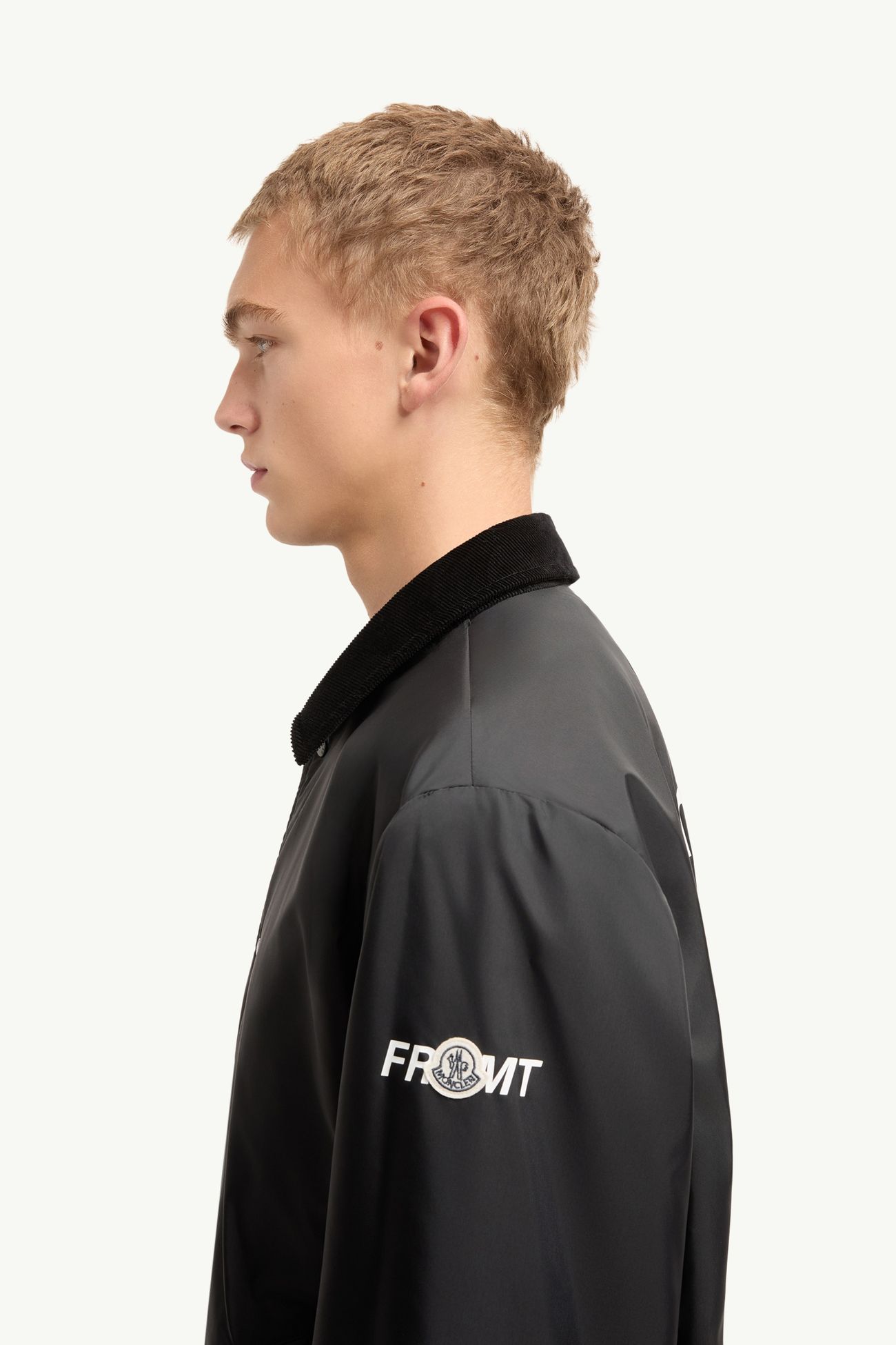 Moncler x Fragment Ryūha雙面恤衫式外套 男士 黑色和綠色 Moncler 1