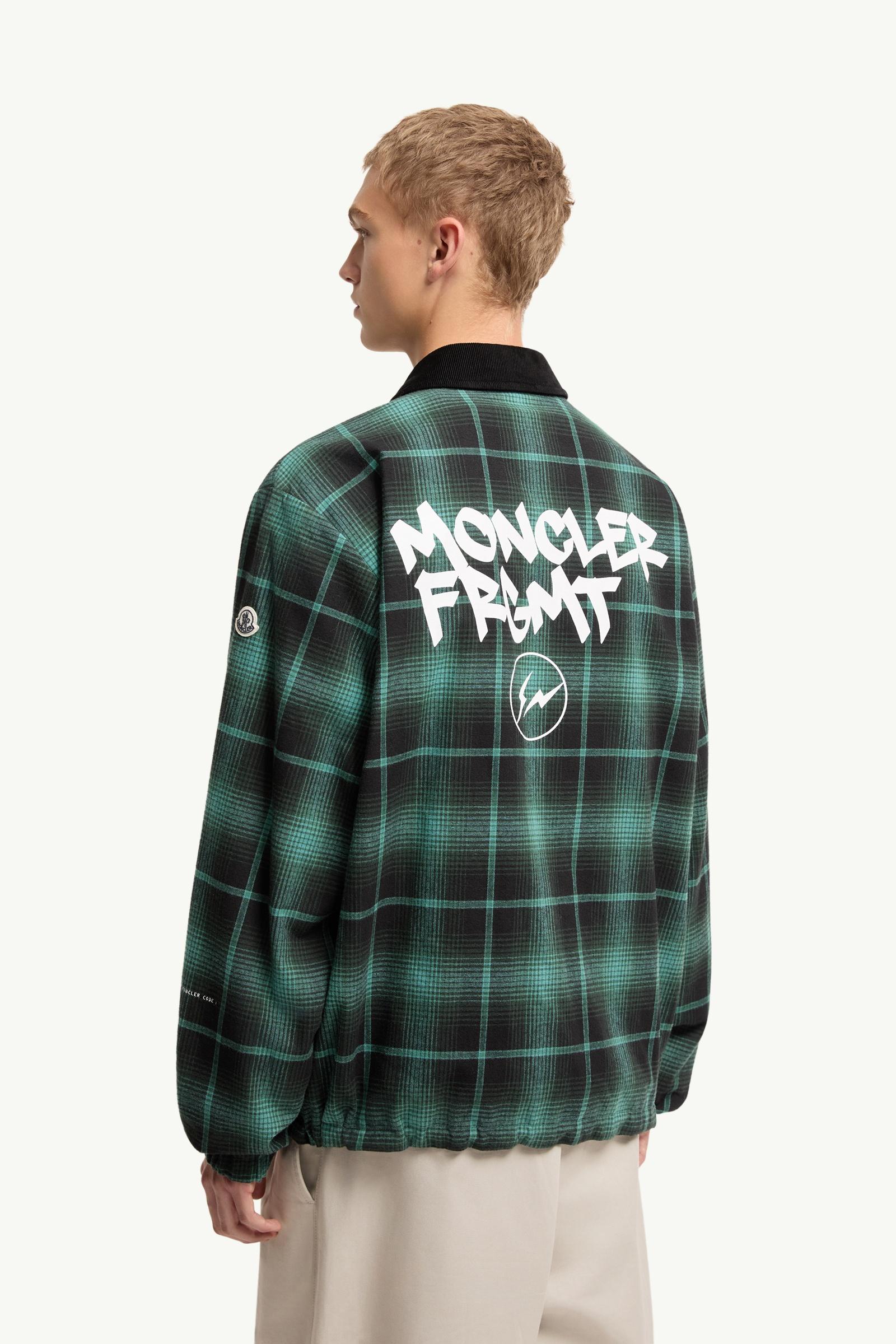 ブラック& グリーン Moncler x Fragment Ryūha シャツジャケット