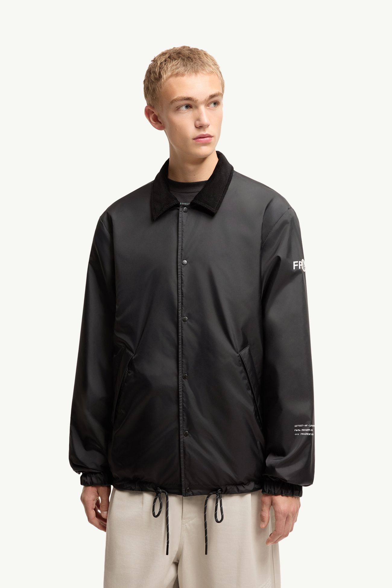 Moncler x Fragment Ryūha雙面恤衫式外套 男士 黑色和綠色 Moncler 5