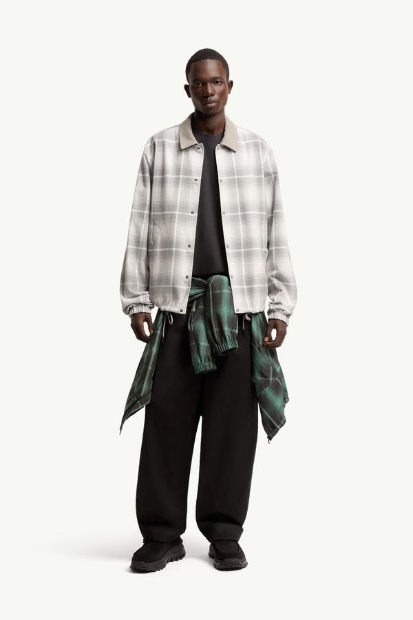 Moncler x Fragment Ryūha雙面恤衫式外套 男士 白色和灰色 Moncler 0