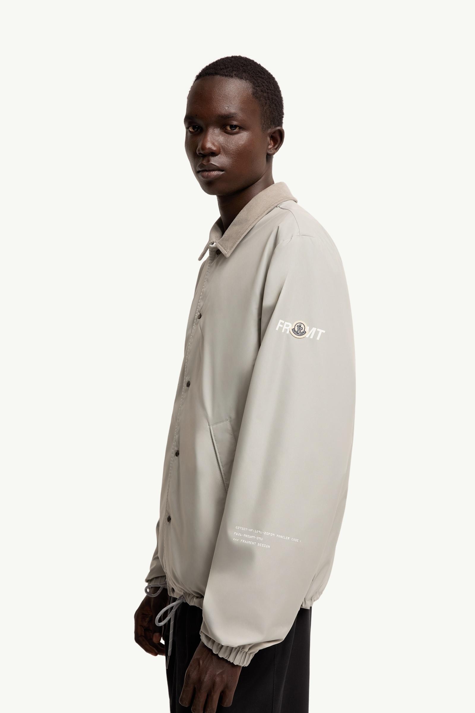 White & Gray Moncler x Fragment Ryūha Reversible Shirt Jacket