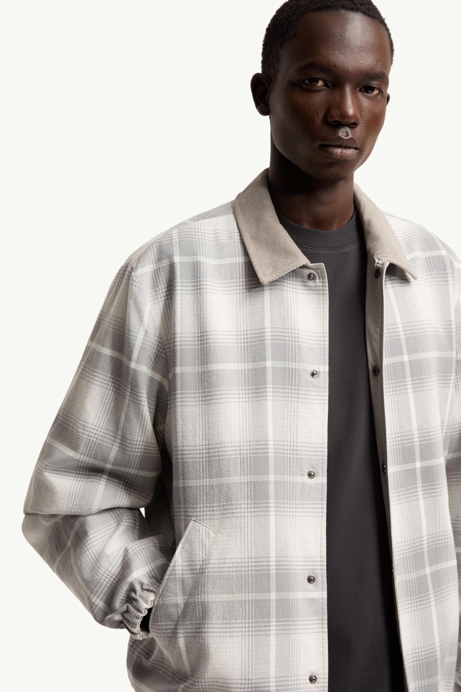 ホワイト & グレー Moncler x Fragment Ryūha シャツジャケット
