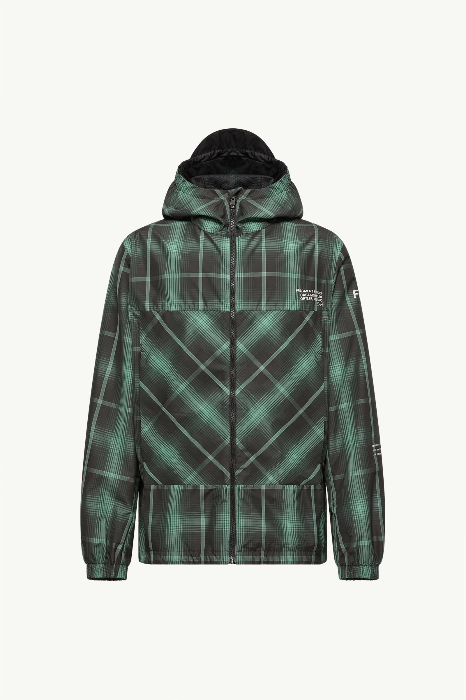 Moncler x Fragment Jitsuyō Hooded Windbreaker Men Black & Green Moncler, 1 of 0