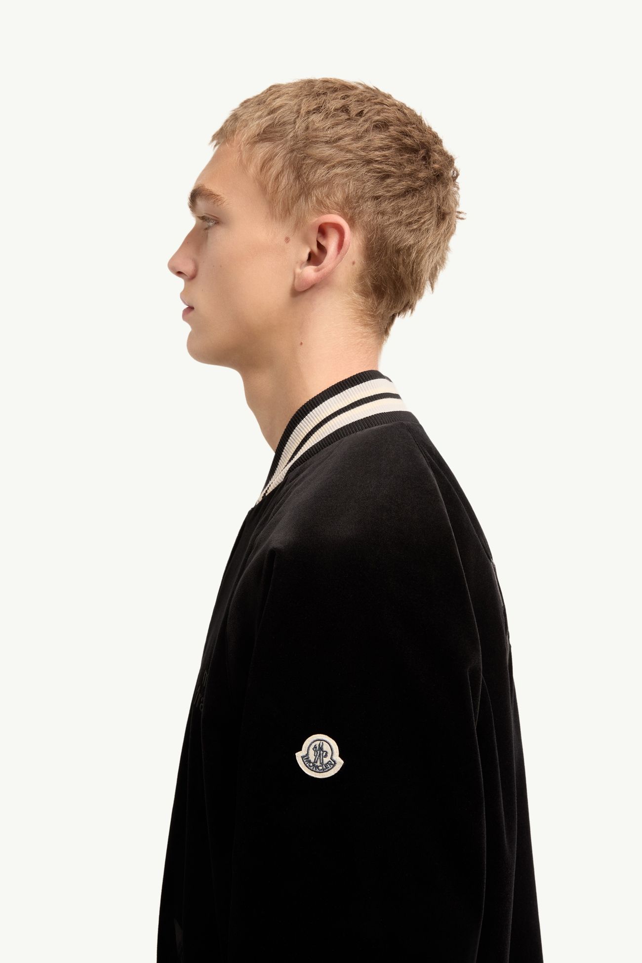 Moncler x Fragment Yūgō Embroidered Reversible Souvenir Jacket Men Black & White Moncler 1
