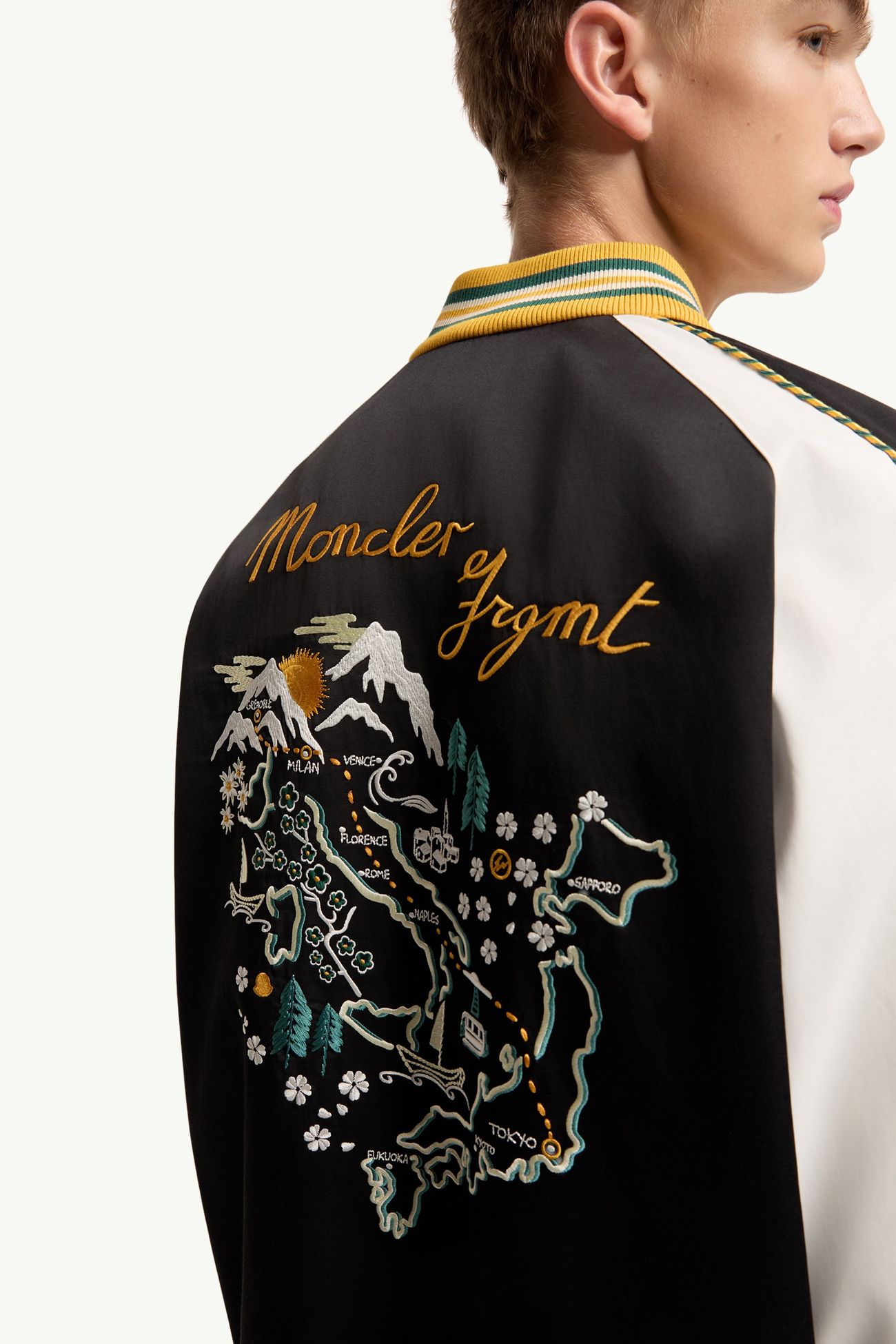 Moncler x Fragment Yūgō ジャケット メンズ ブラック  &  ホワイト Moncler 8