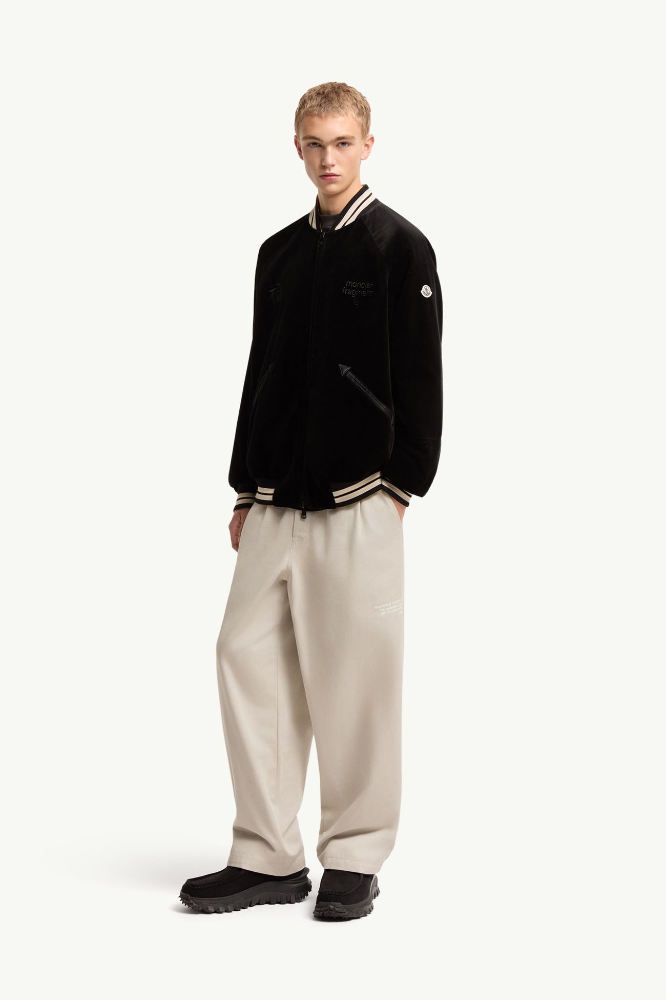 Moncler x Fragment Yūgō ジャケット メンズ ブラック  &  ホワイト Moncler 9