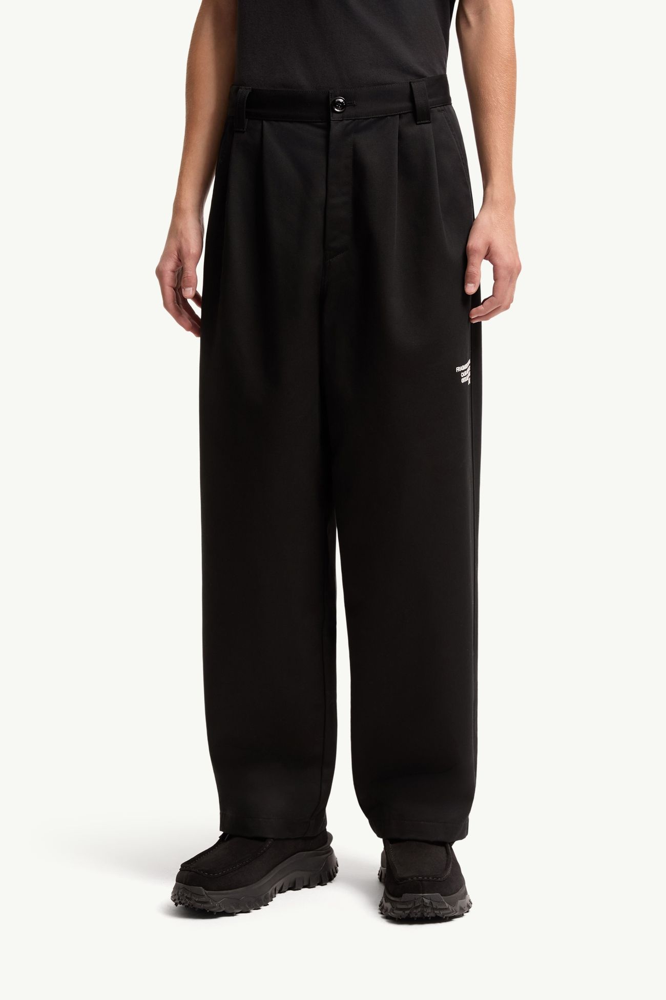 Moncler x Fragment パンツ メンズ ブラック Moncler 3