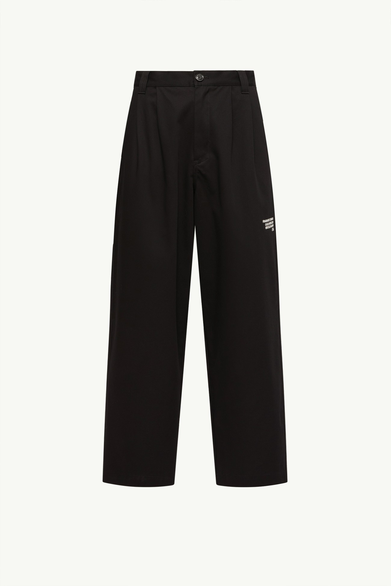 Moncler x Fragment Cotton Gabardine Trousers Men Black Moncler 2