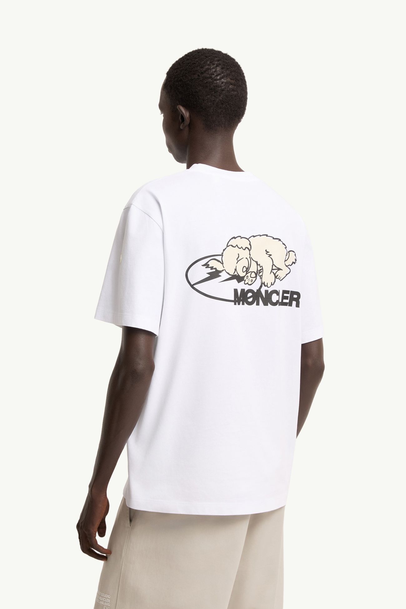 Moncler x Fragment棉質T恤 男士 白色 Moncler 4