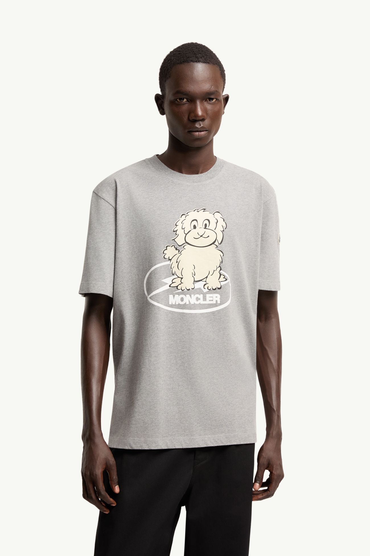 Moncler x Fragment棉質T恤 男士 灰色 Moncler 3