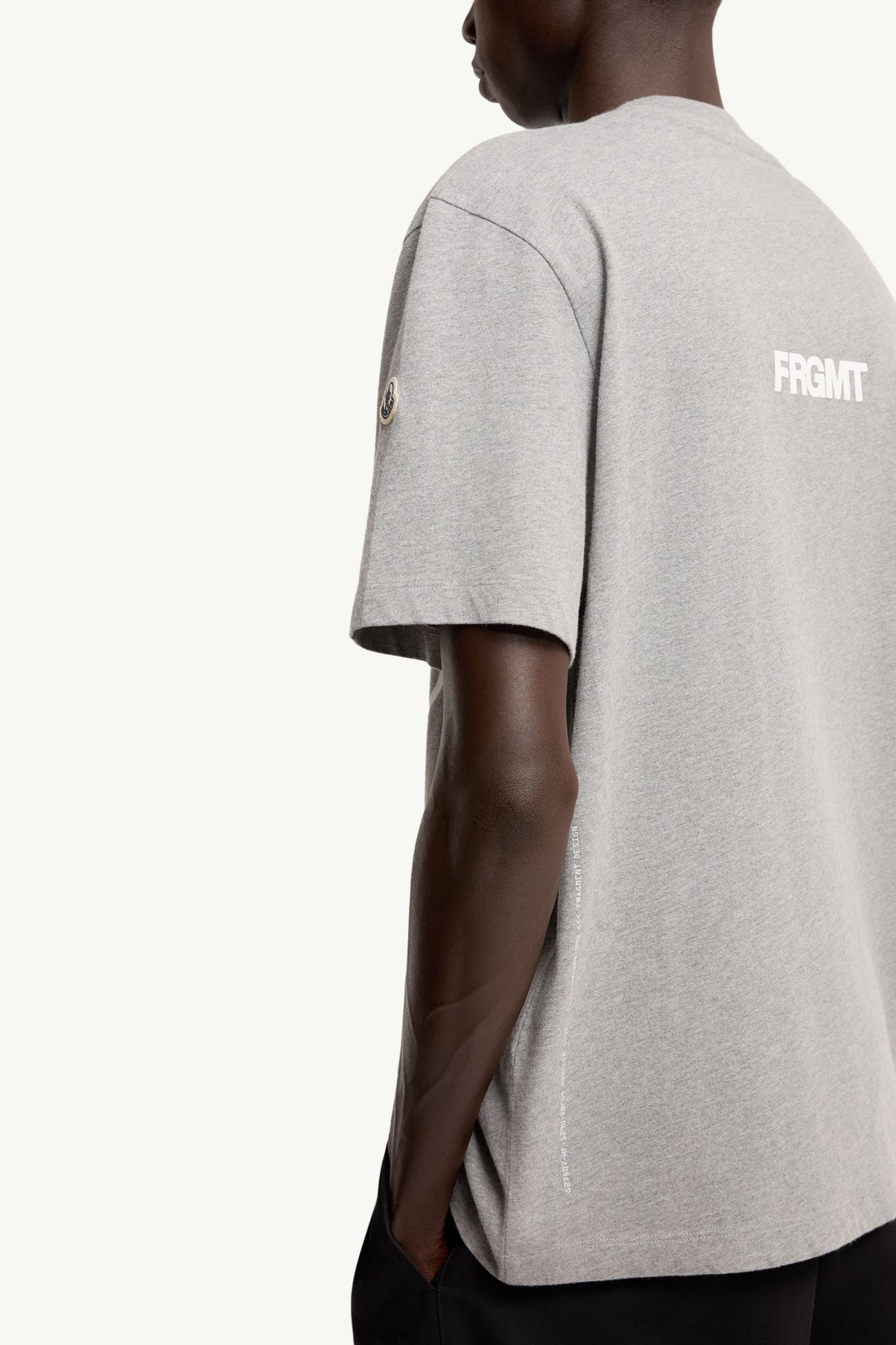Moncler x Fragment棉質T恤 男士 灰色 Moncler 5