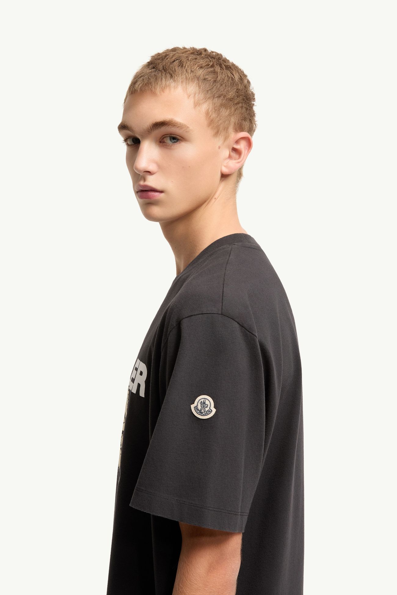 Moncler x Fragment 코튼 티셔츠 남성 블랙 Moncler 1