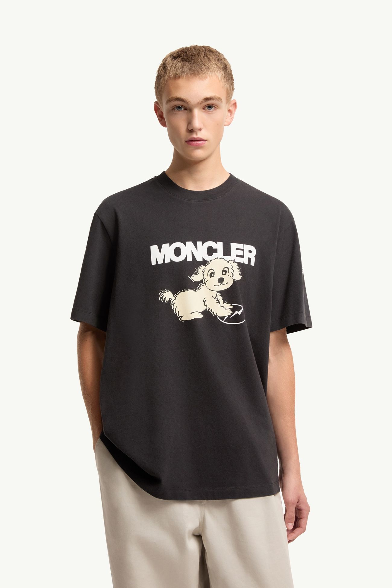 Moncler x Fragment棉質T恤 男士 黑色 Moncler 3