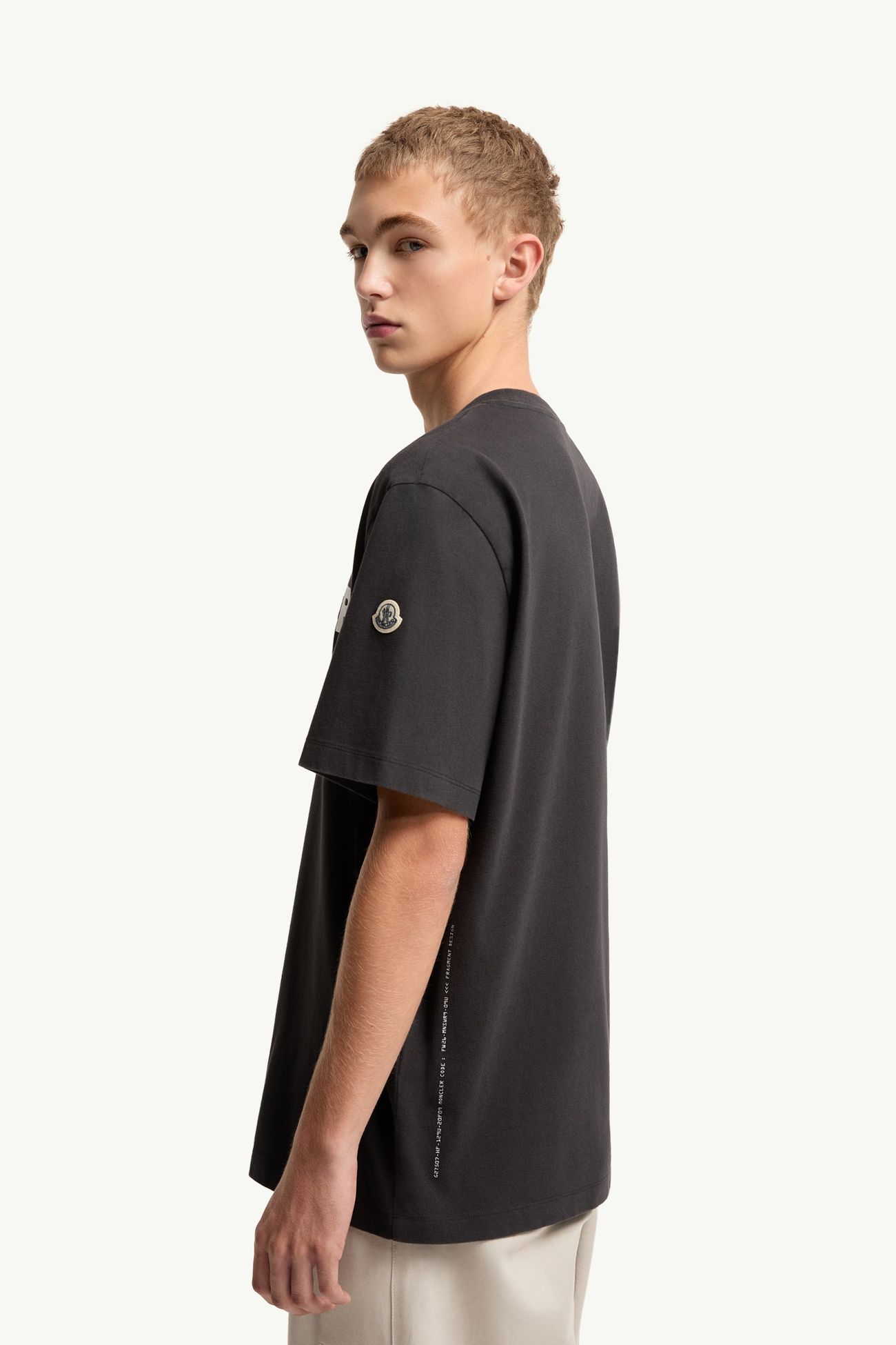 Moncler x Fragment Tシャツ メンズ ブラック Moncler 5