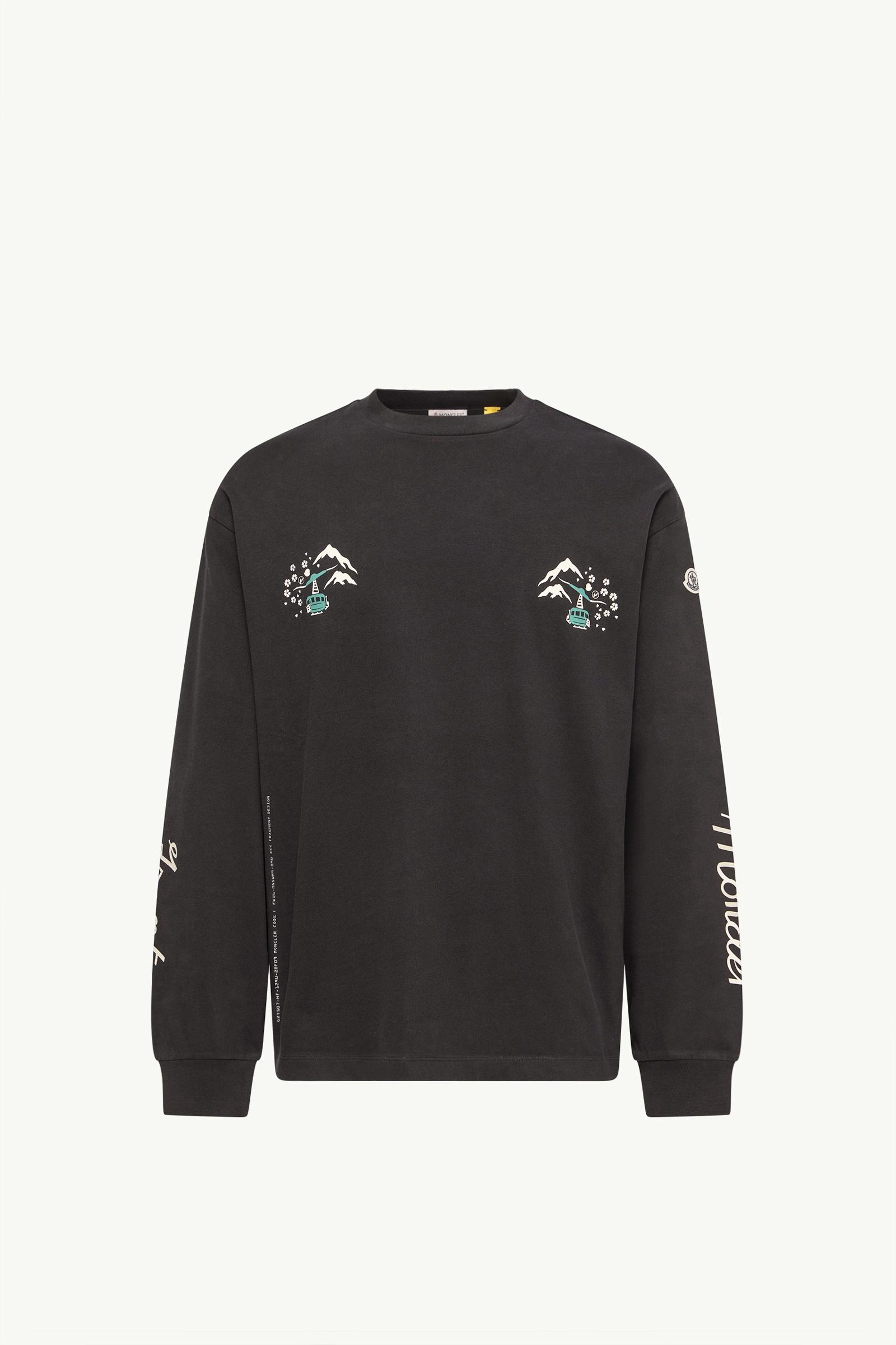 Moncler x Fragment Long Sleeve T-Shirt Men Black Moncler, 1 of 0