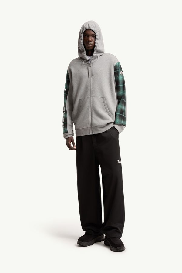 Moncler x Fragment拉鏈連帽衫 男士 灰色 Moncler 0