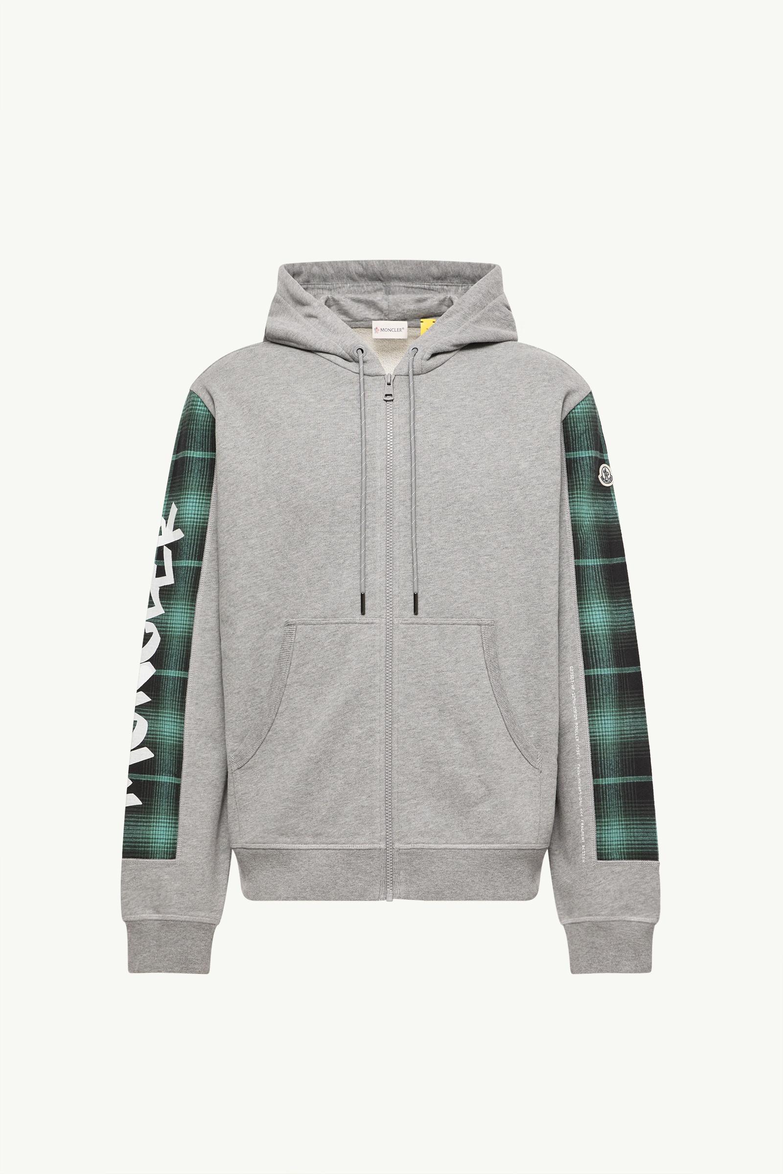 Moncler x Fragment拉鏈連帽衫 男士 灰色 Moncler, 1 of 0