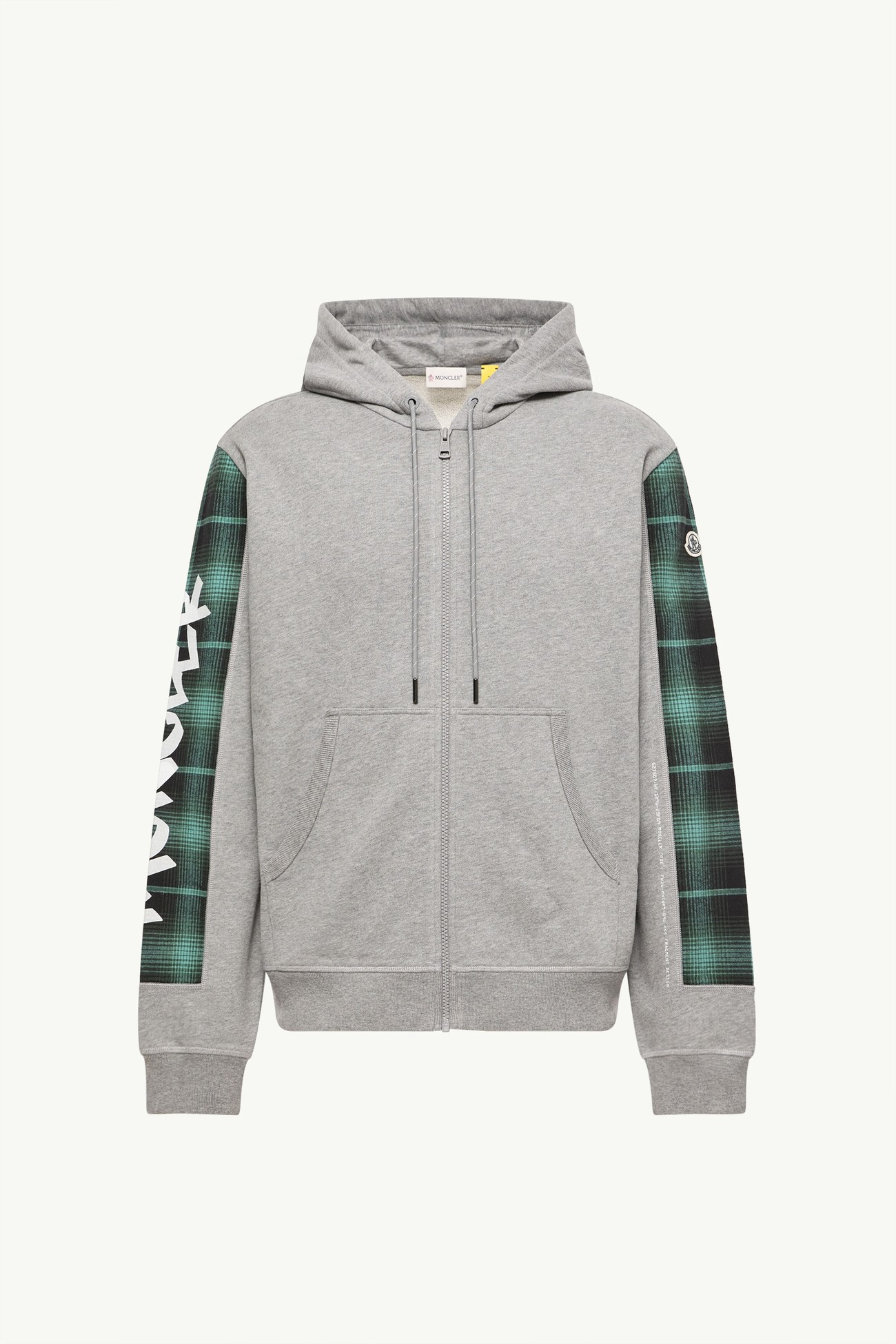 Sudadera con capucha y cremallera Moncler x Fragment Hombre Gris Moncler 2