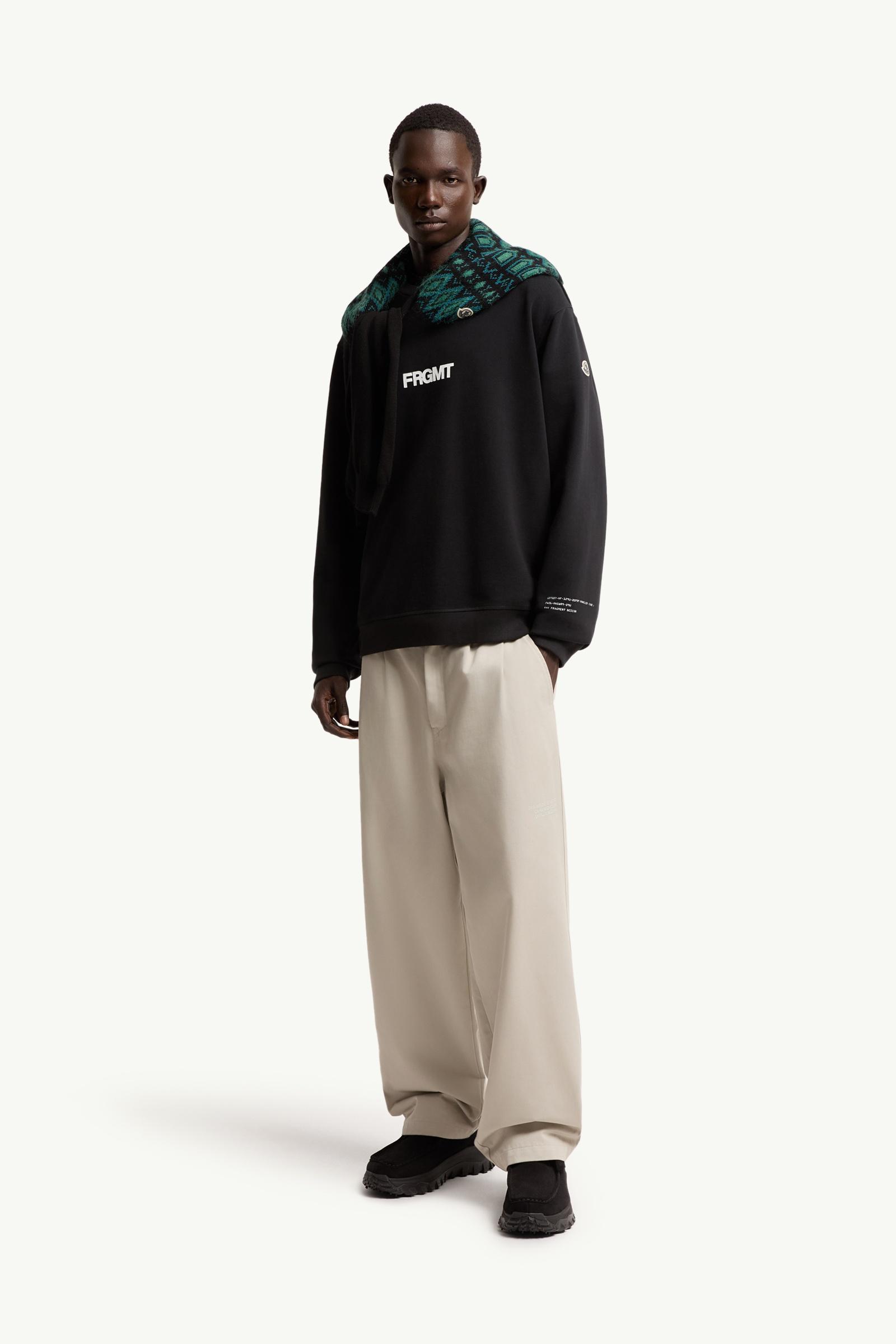 ブラック Moncler x Fragment スウェットシャツ : Moncler x FRGMT