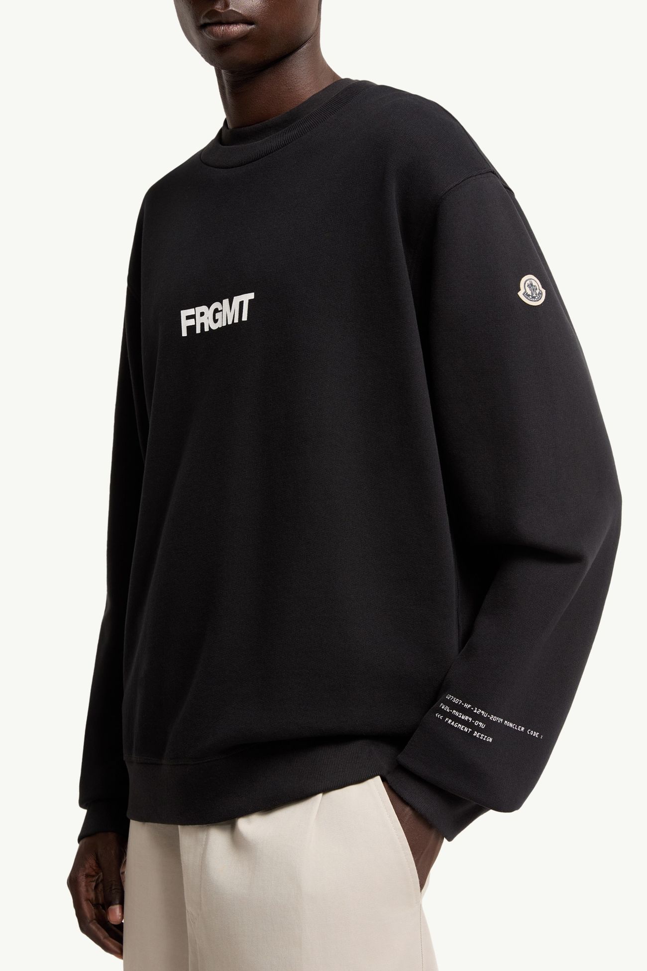 Moncler x Fragment棉質衛衣 男士 黑色 Moncler 5
