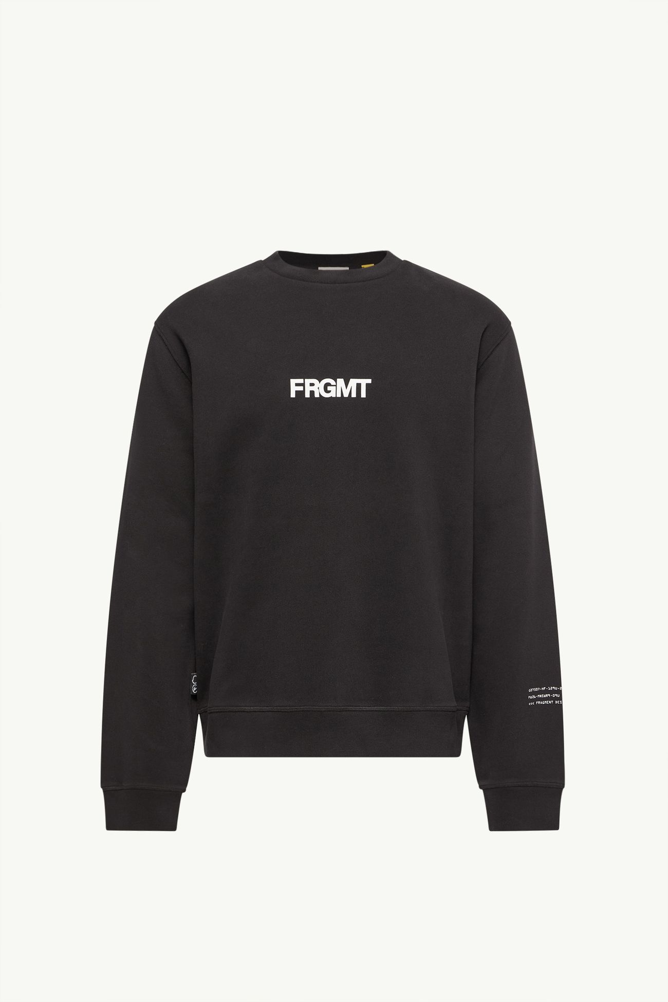 Sweat-shirt en coton Moncler x Fragment Hommes Noir Moncler 2