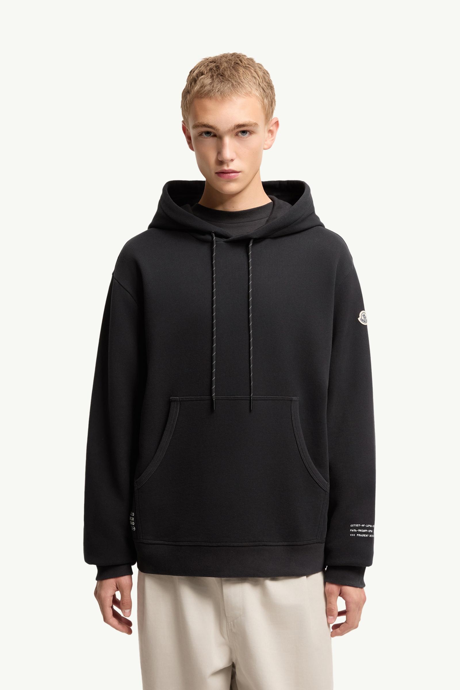 ブラック Moncler x Fragment フーディー : Moncler x FRGMT 向けの