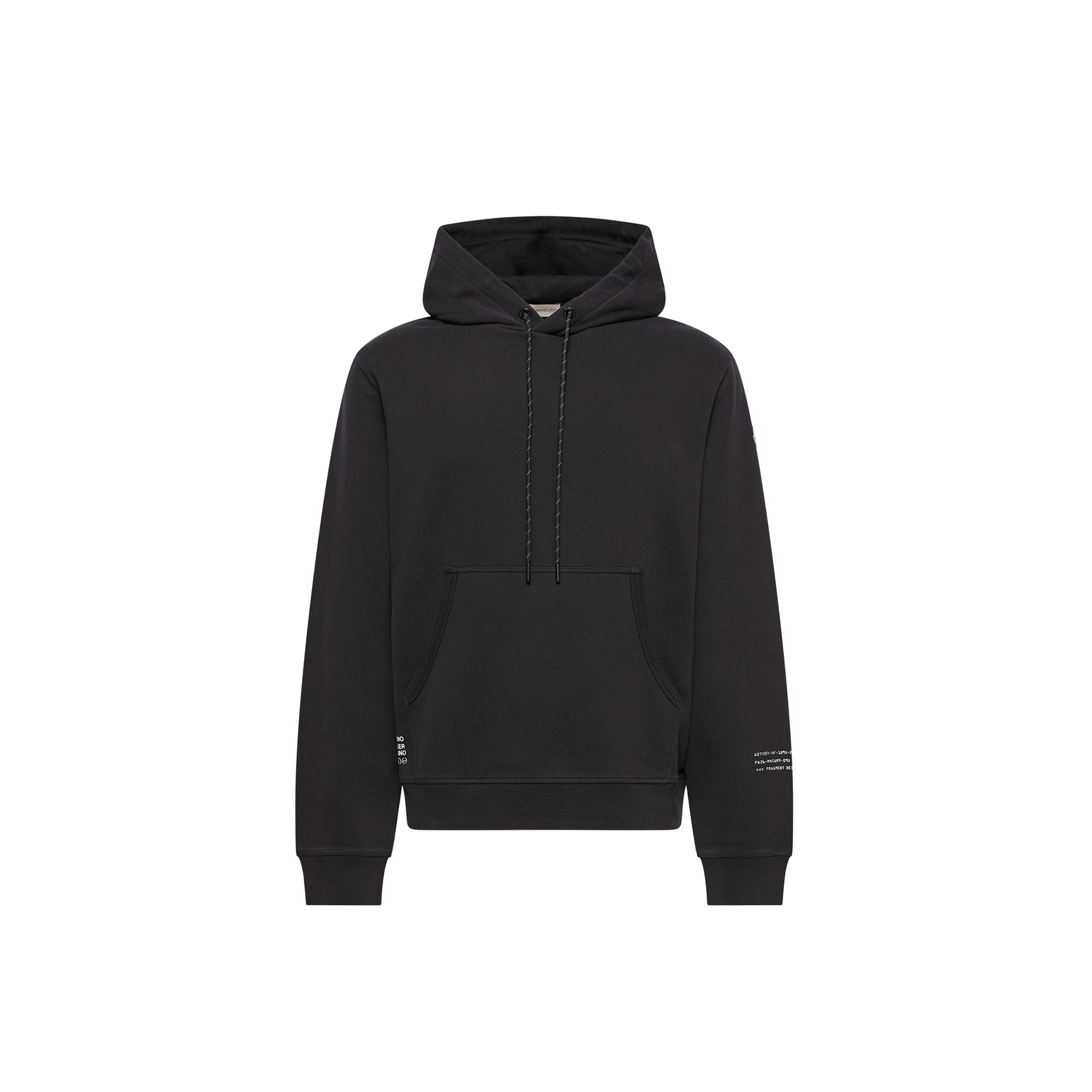 Moncler , Hoodies, Male, Black, L, Fragment Hoodie - Image 3