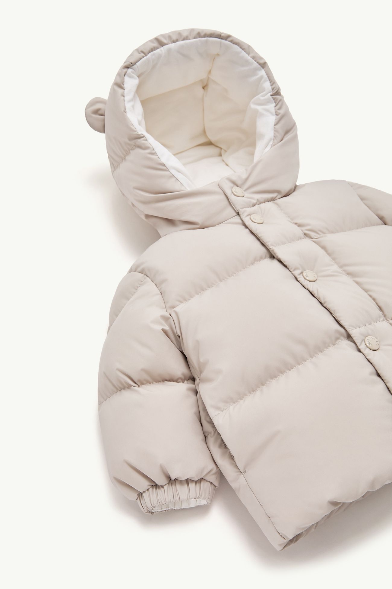 Jareth連帽短身羽絨外套 中性 淺米色 Moncler 4