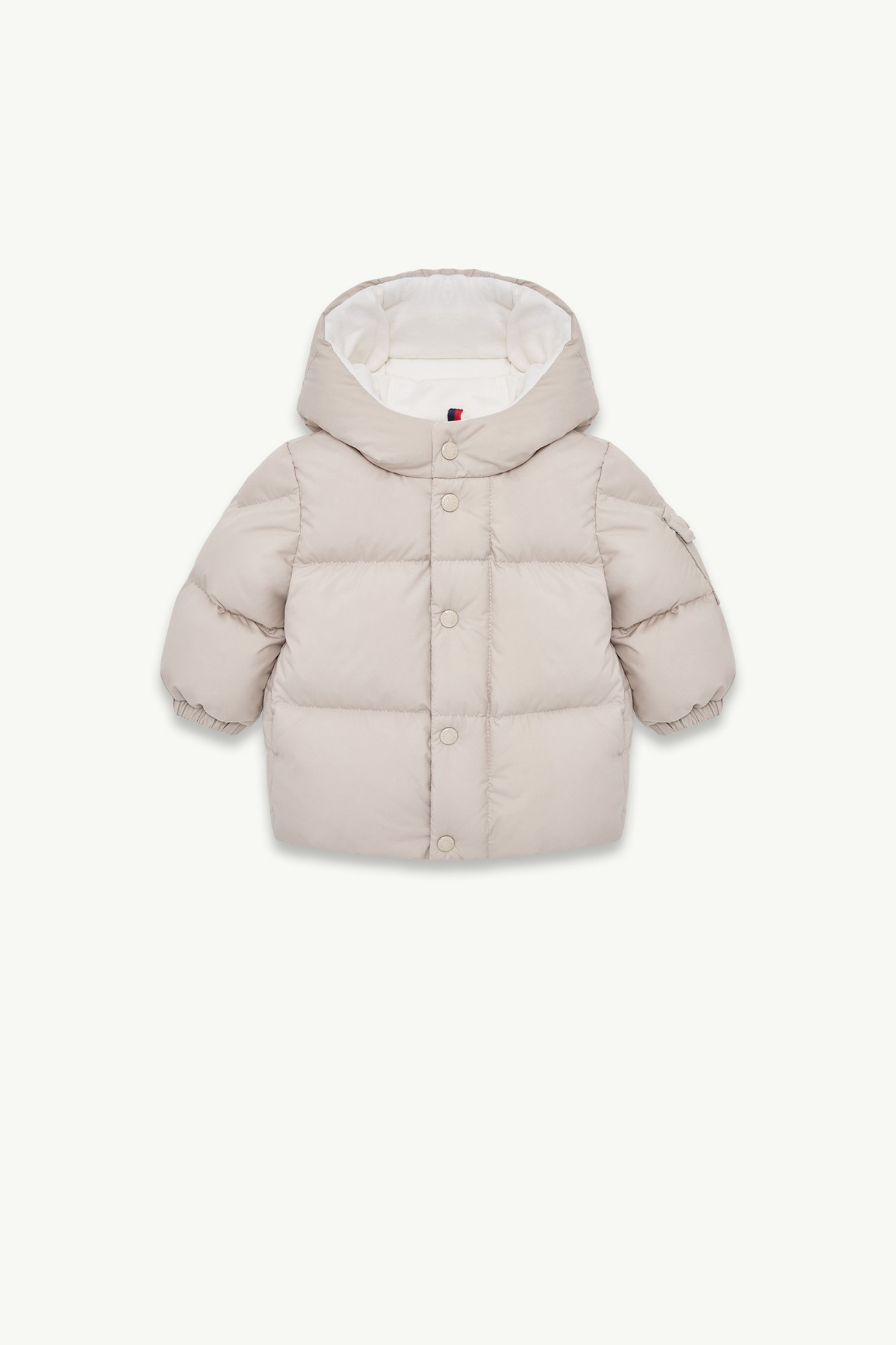 Jareth Hooded Short Down Jacket Gender Neutral Light Beige Moncler 0