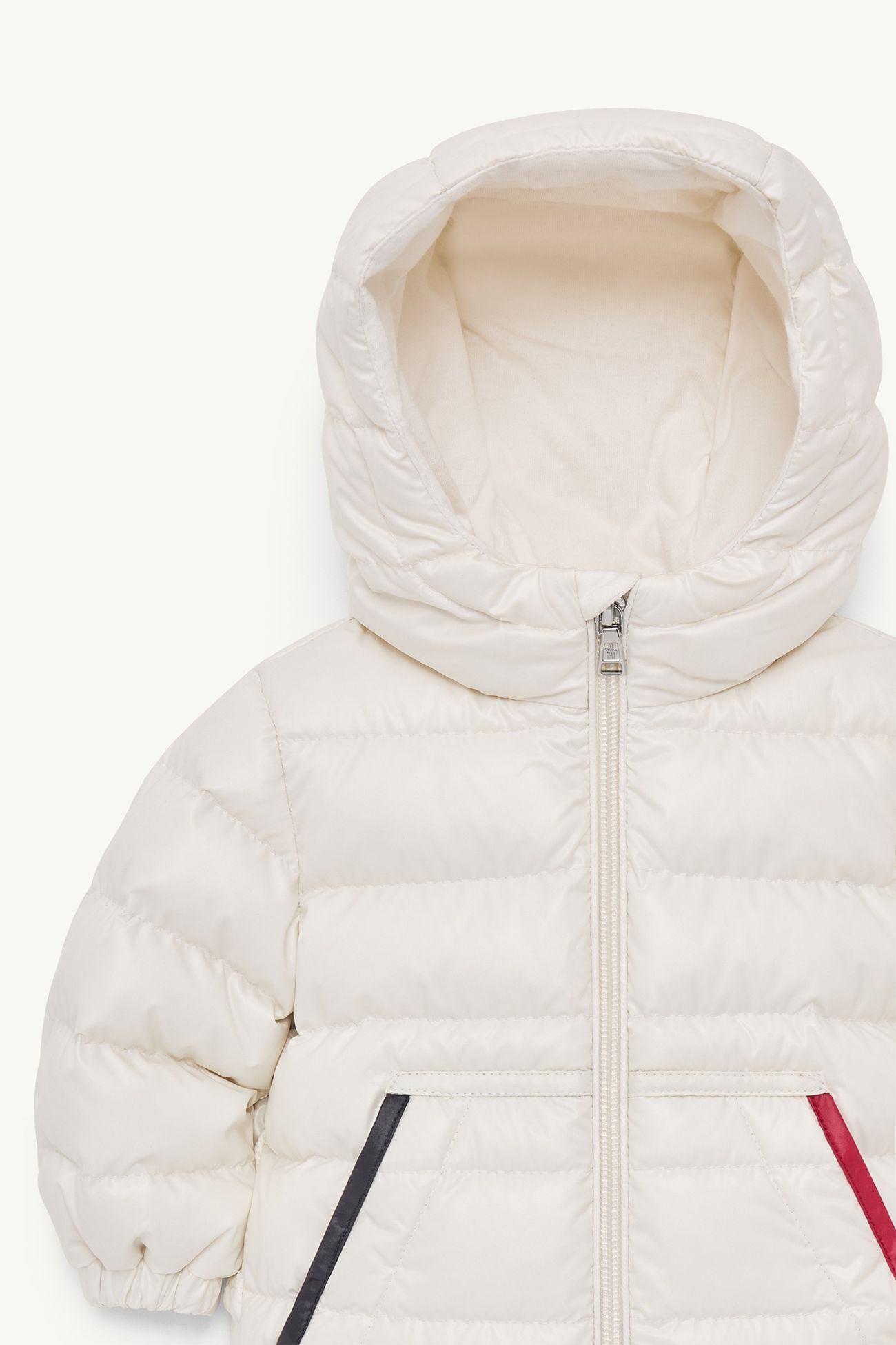 Plumífero corto con capucha Icarus Niño Blanco Moncler 1