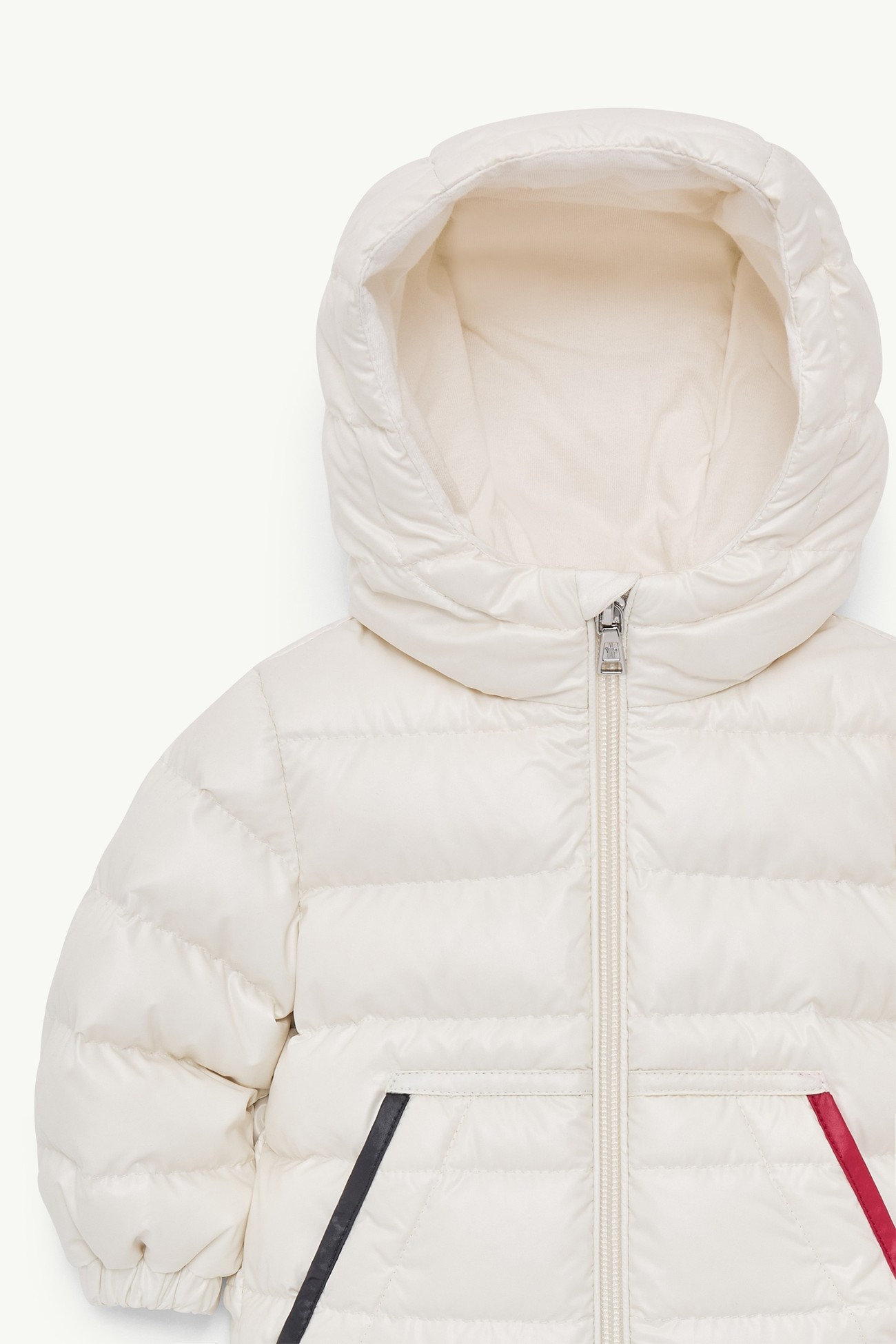 Plumífero corto con capucha Icarus Niño Blanco Moncler 1