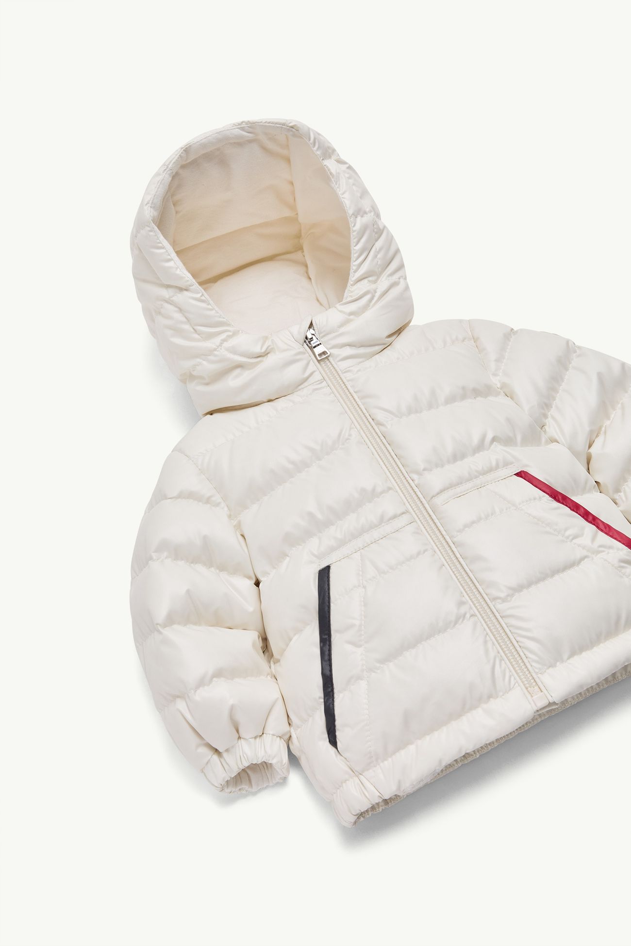 Icarus男婴连帽短款羽绒夹克外套 男童 白色 Moncler 3