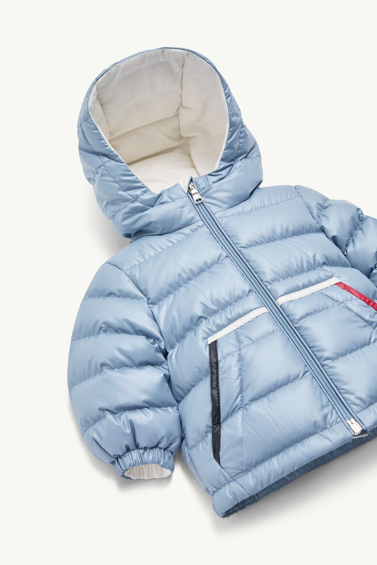 Icarus連帽短身羽絨外套 男童 淺藍色 Moncler 3