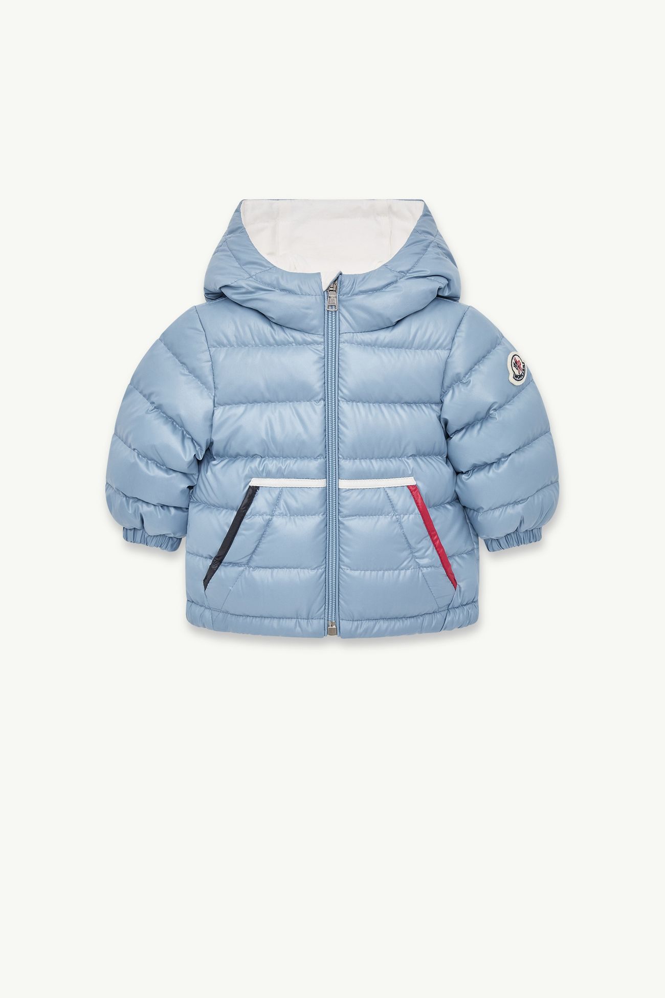 Doudoune courte à capuche Icarus Garçon Bleu clair Moncler 0