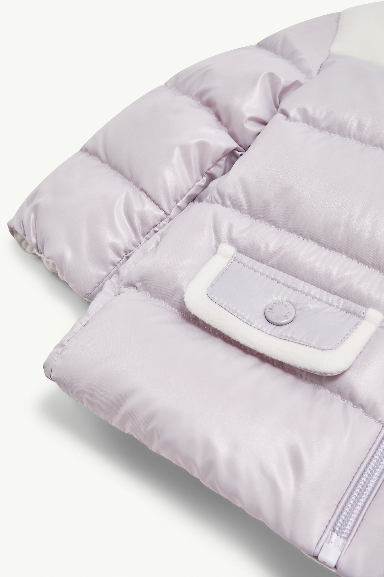 Kora kurze Daunenjacke Mädchen Flieder Moncler 3