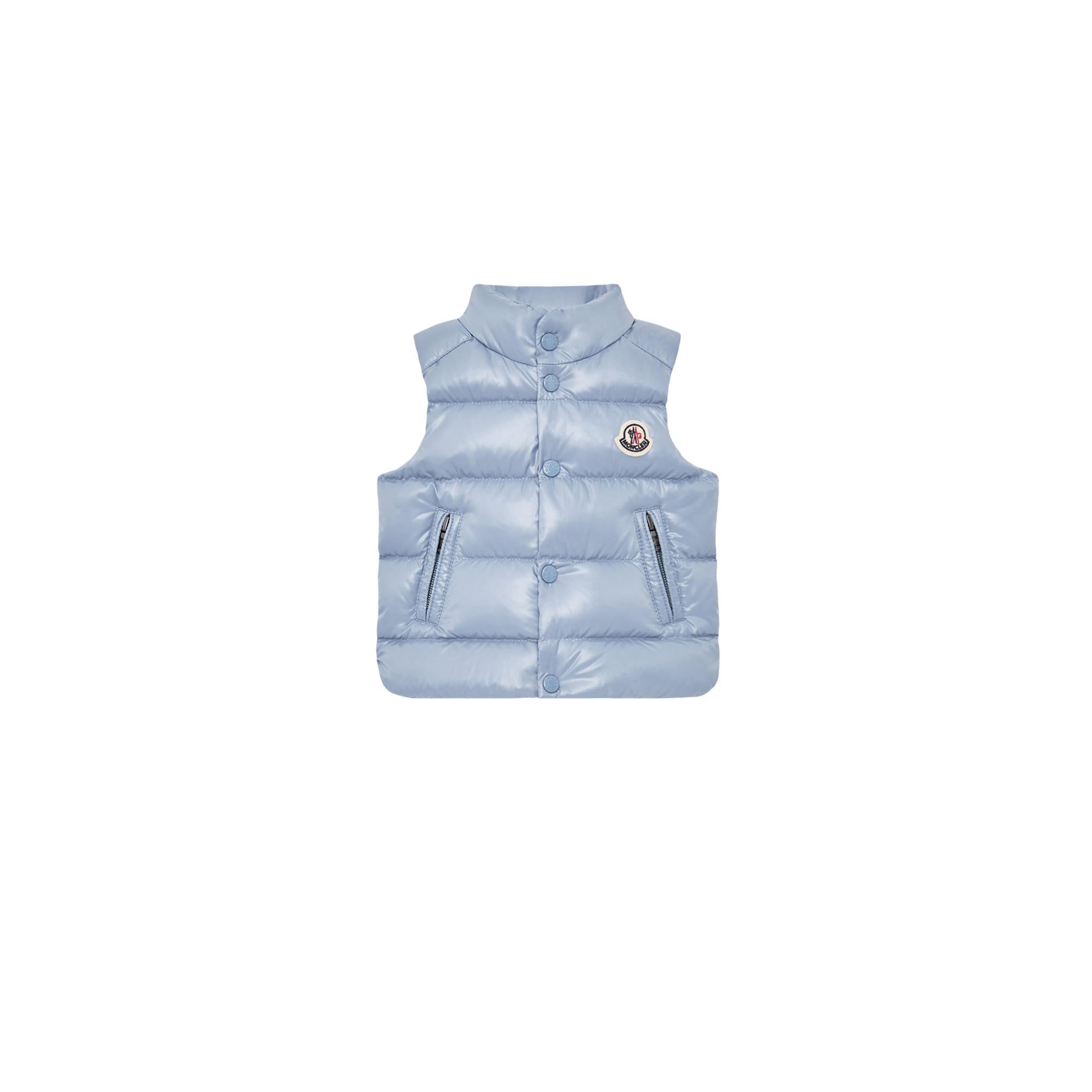 Moncler  Bernard Down Gilet for Boys in Blue, Size: 2Y