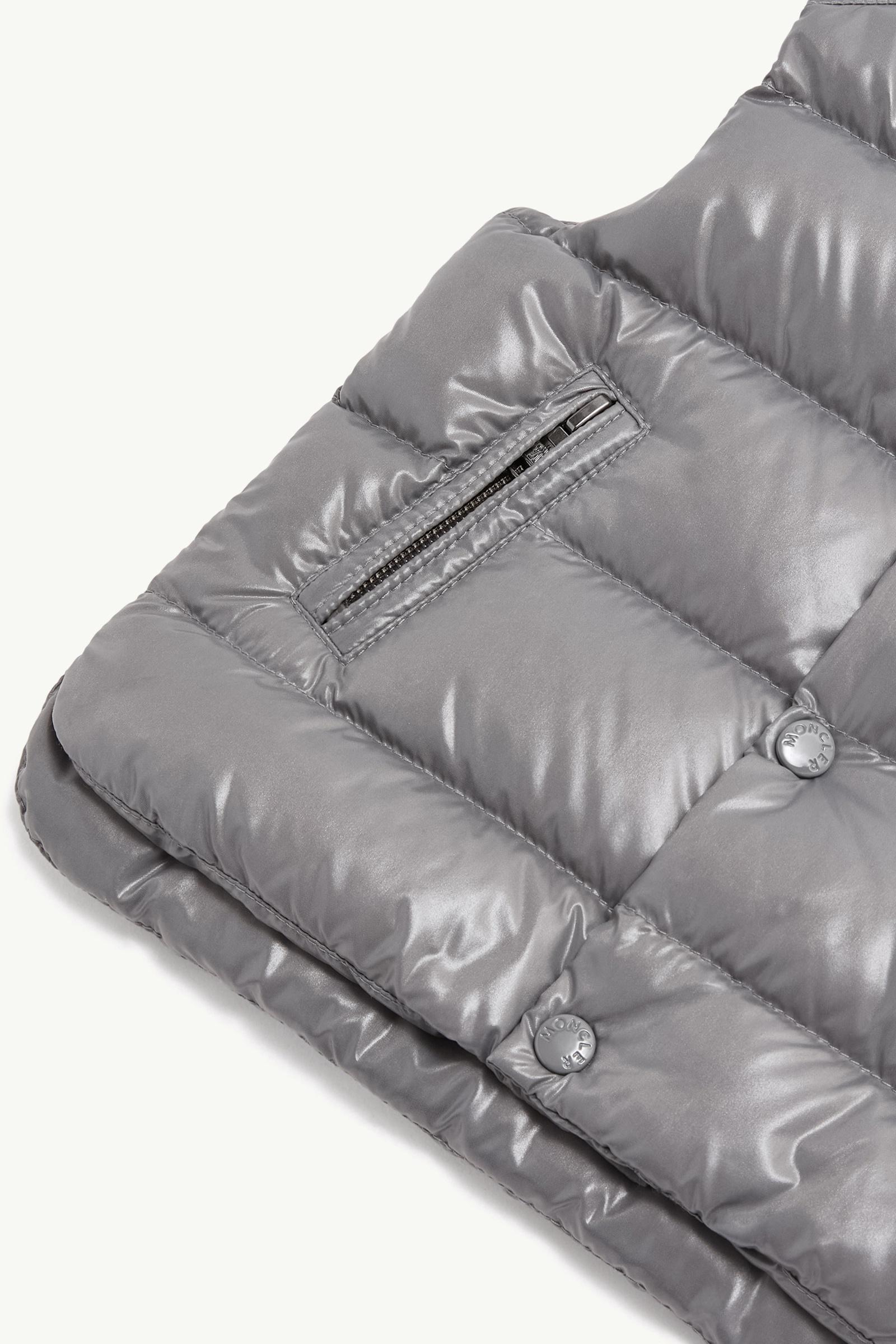 Dark Gray Bernard Down Gilet - Outerwear for Children | Moncler JP