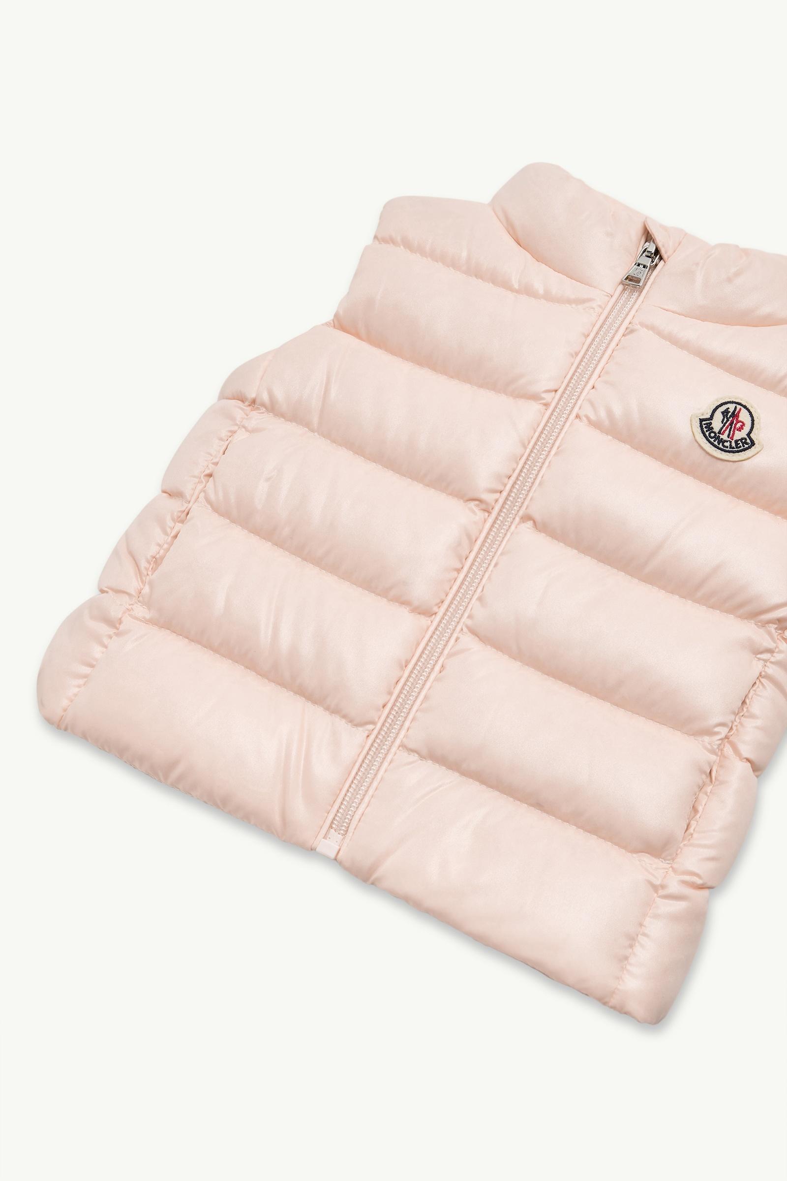 Light Pink Ghany Down Gilet - Outerwear for Children | Moncler LU