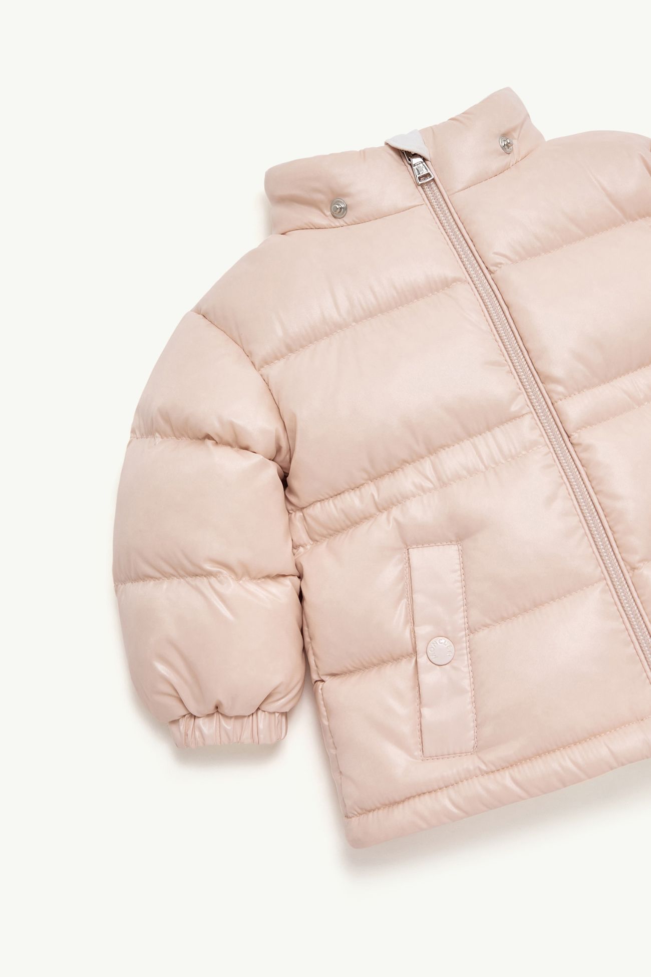 Piumino Maire con cappuccio Bambina Rosa Chiaro Moncler 4
