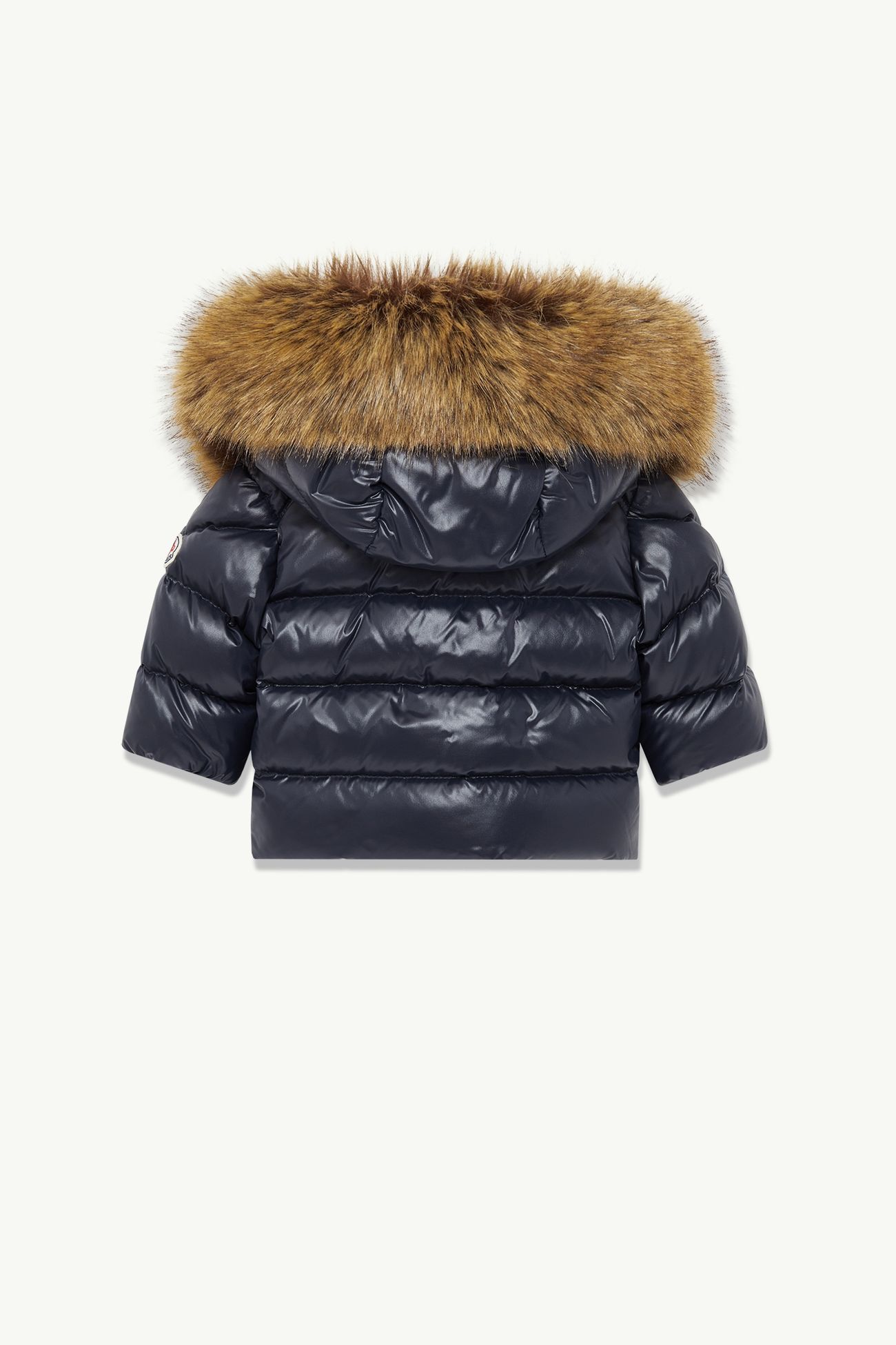 K2 Hooded Synthetic Material-Trimmed Down Jacket Gender Neutral Navy Blue Moncler 2
