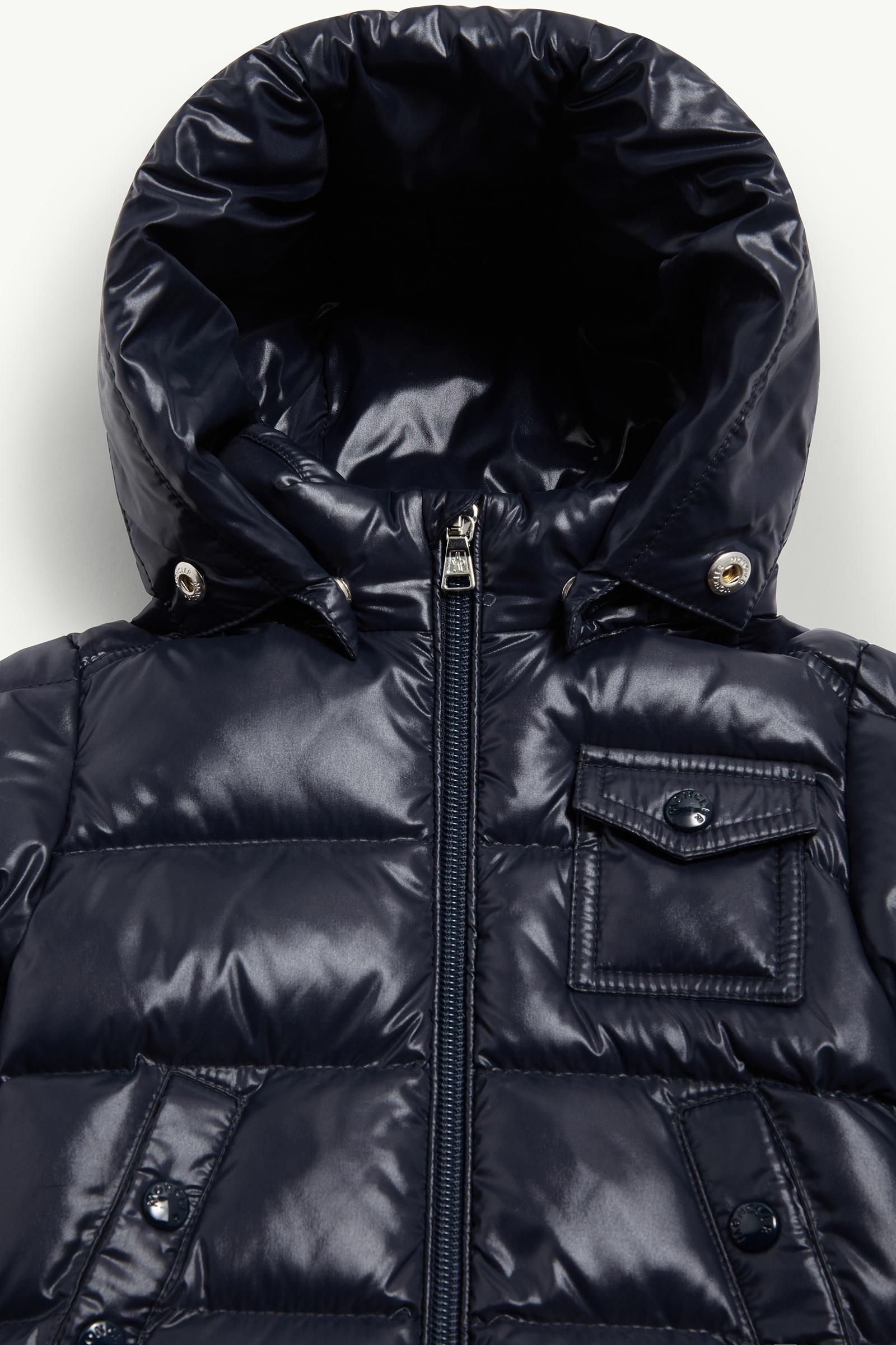 Navy Blue K2 Hooded Faux Fur-Trimmed Down Jacket - Outerwear for