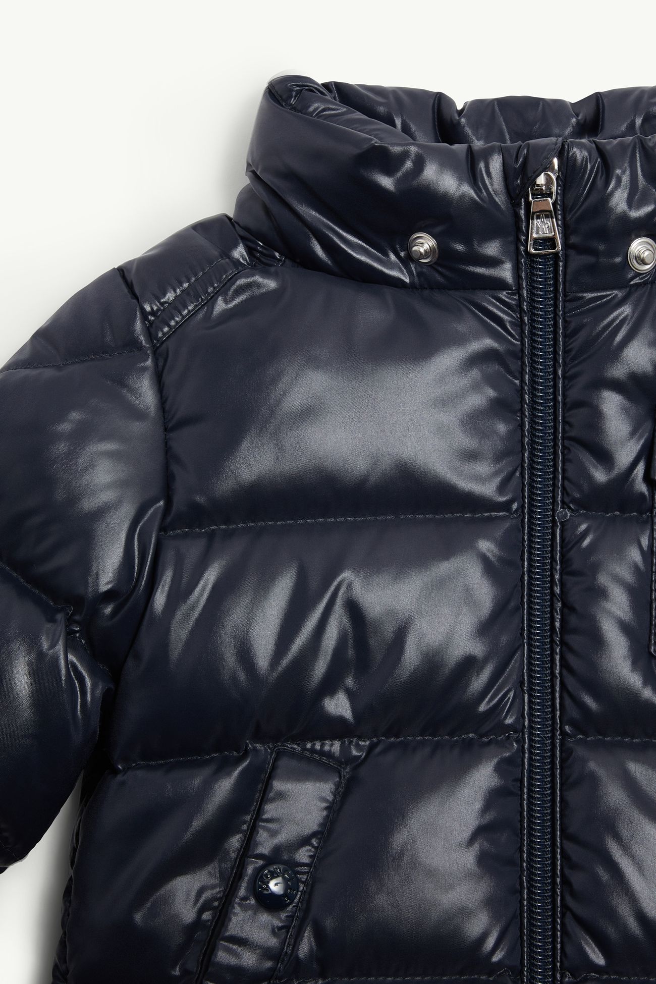 K2連帽合成物料飾邊羽絨外套 中性 海軍藍色 Moncler 5